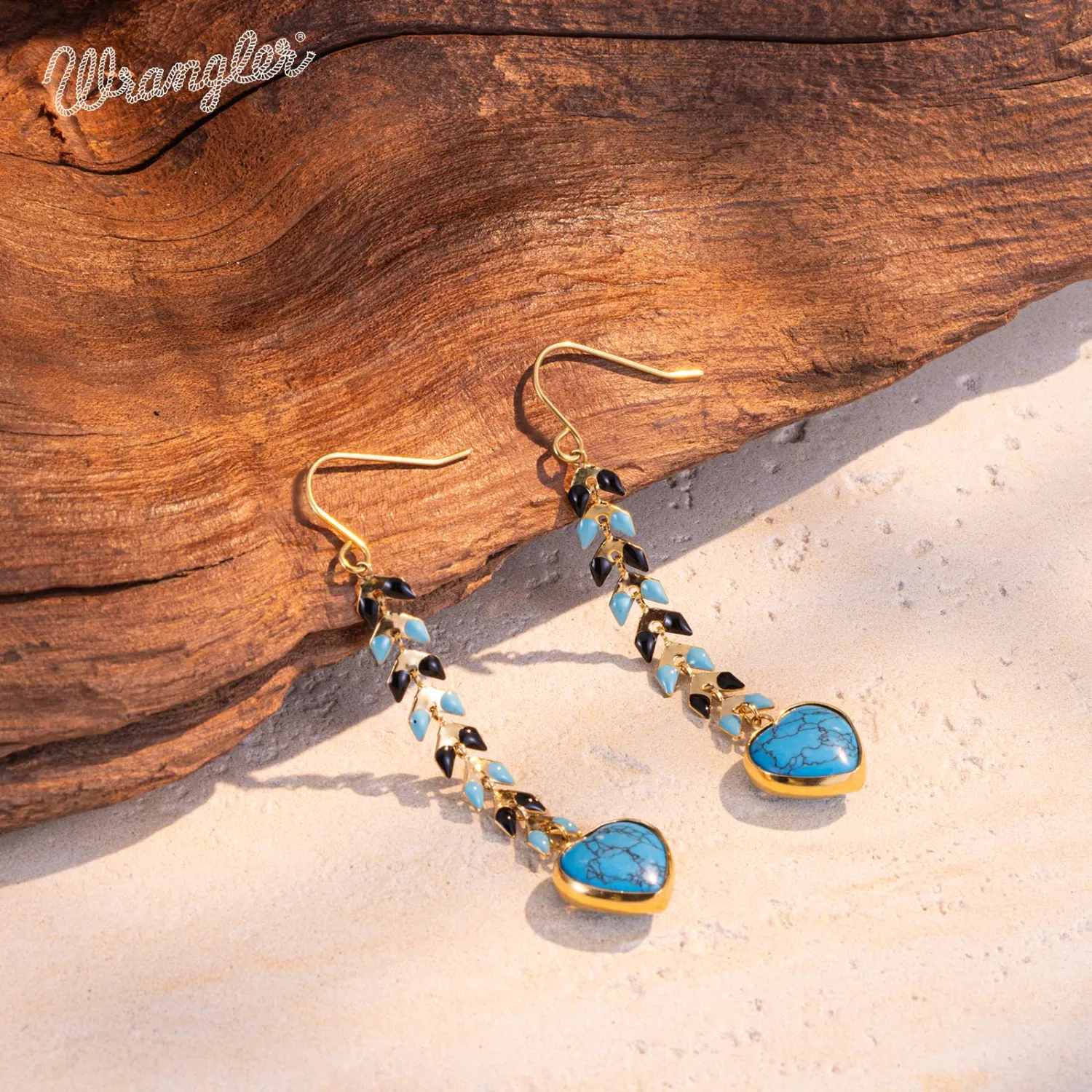 Montana West Wrangler Gold Western Dangle Drop Earrings for Women Boho