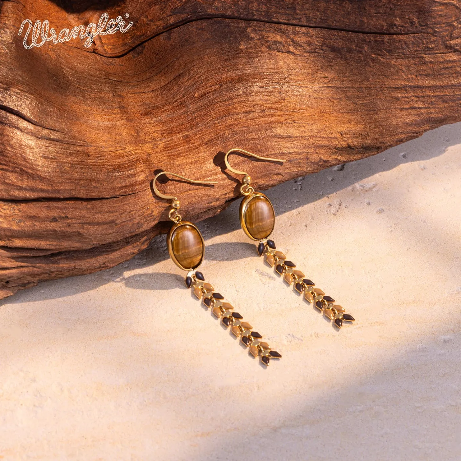 Montana West Wrangler Gold Western Dangle Drop Earrings for Women Boho