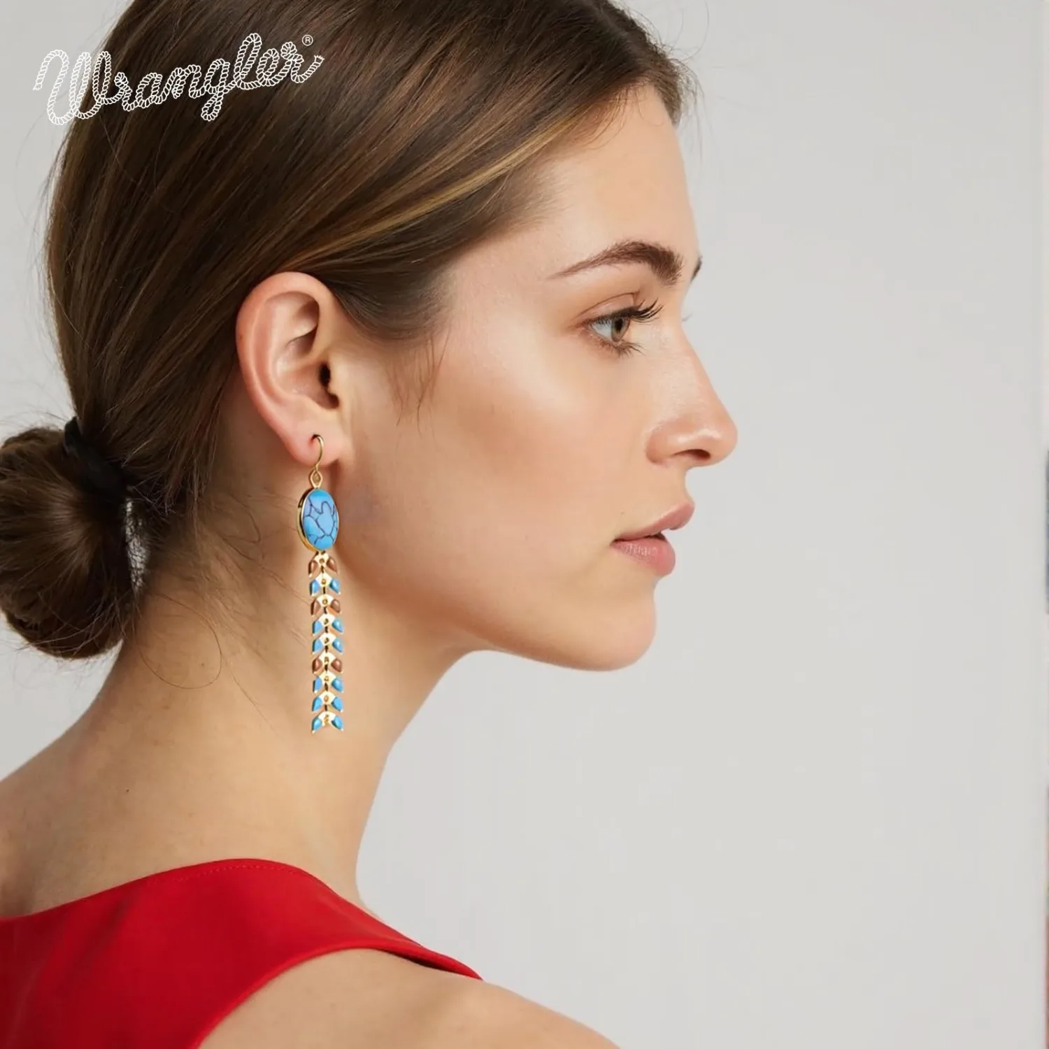 Montana West Wrangler Gold Western Dangle Drop Earrings for Women Boho