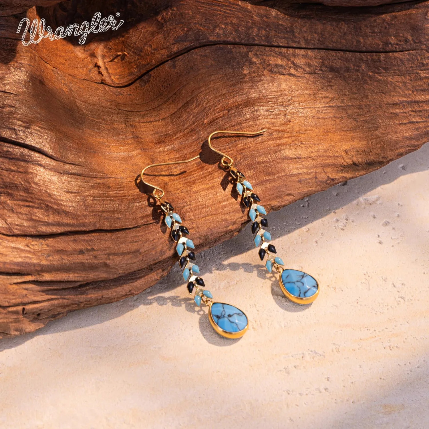 Montana West Wrangler Gold Western Dangle Drop Earrings for Women Boho