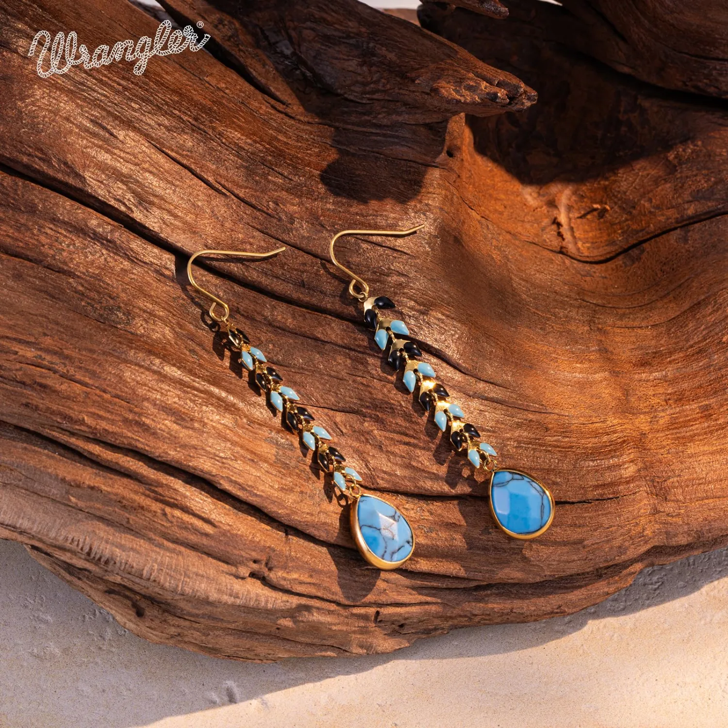 Montana West Wrangler Gold Western Dangle Drop Earrings for Women Boho