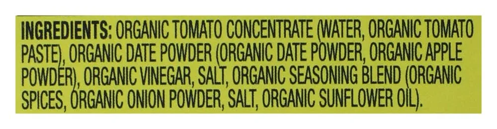Organicville Organic No Sugar Added Ketchup, 14 OZ