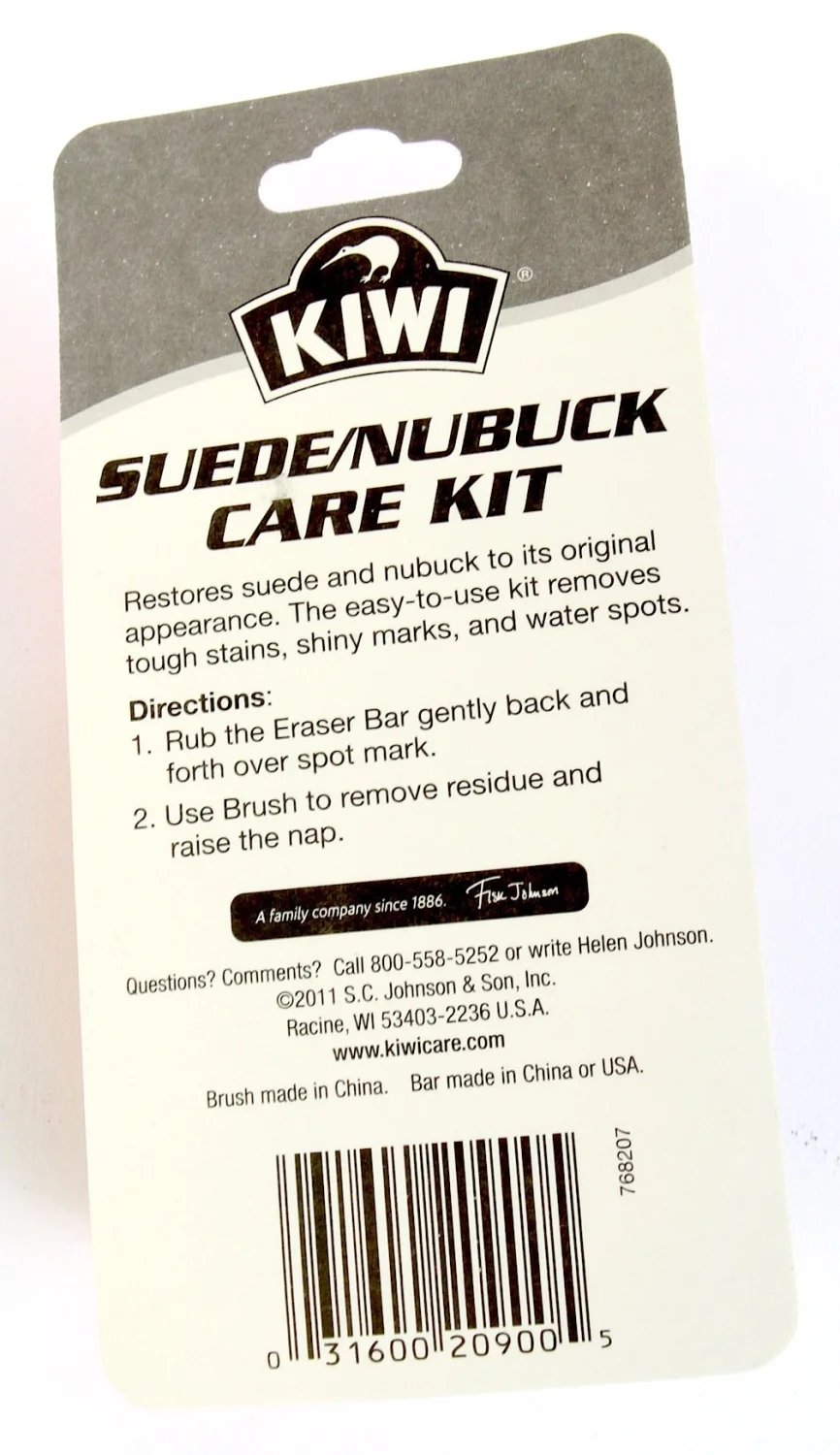 KIWI 209-000 Suede and Nubuck Care Kit