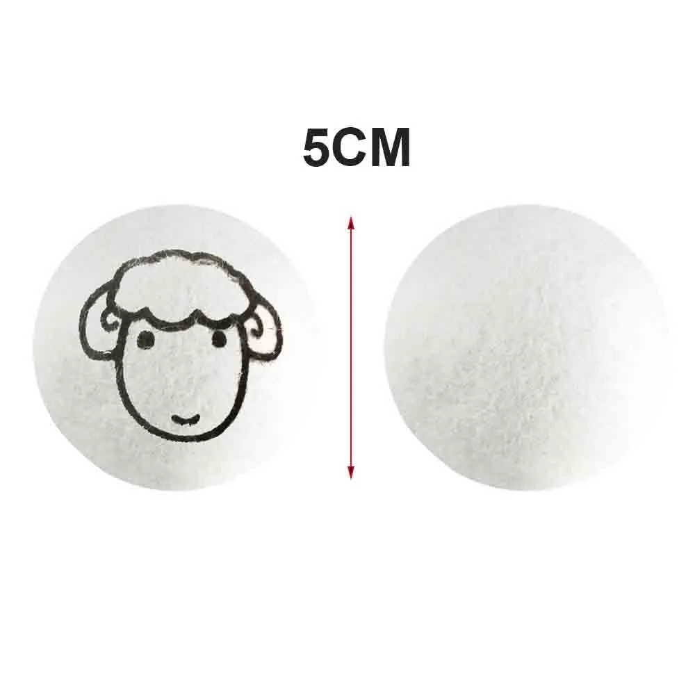 2pcs/4pcs/6pcs 5cm Laundry Drying Balls Ball Cloth Fabric Ball Drying Home Washing Machine Accessories(6 pcs-no Pattern)