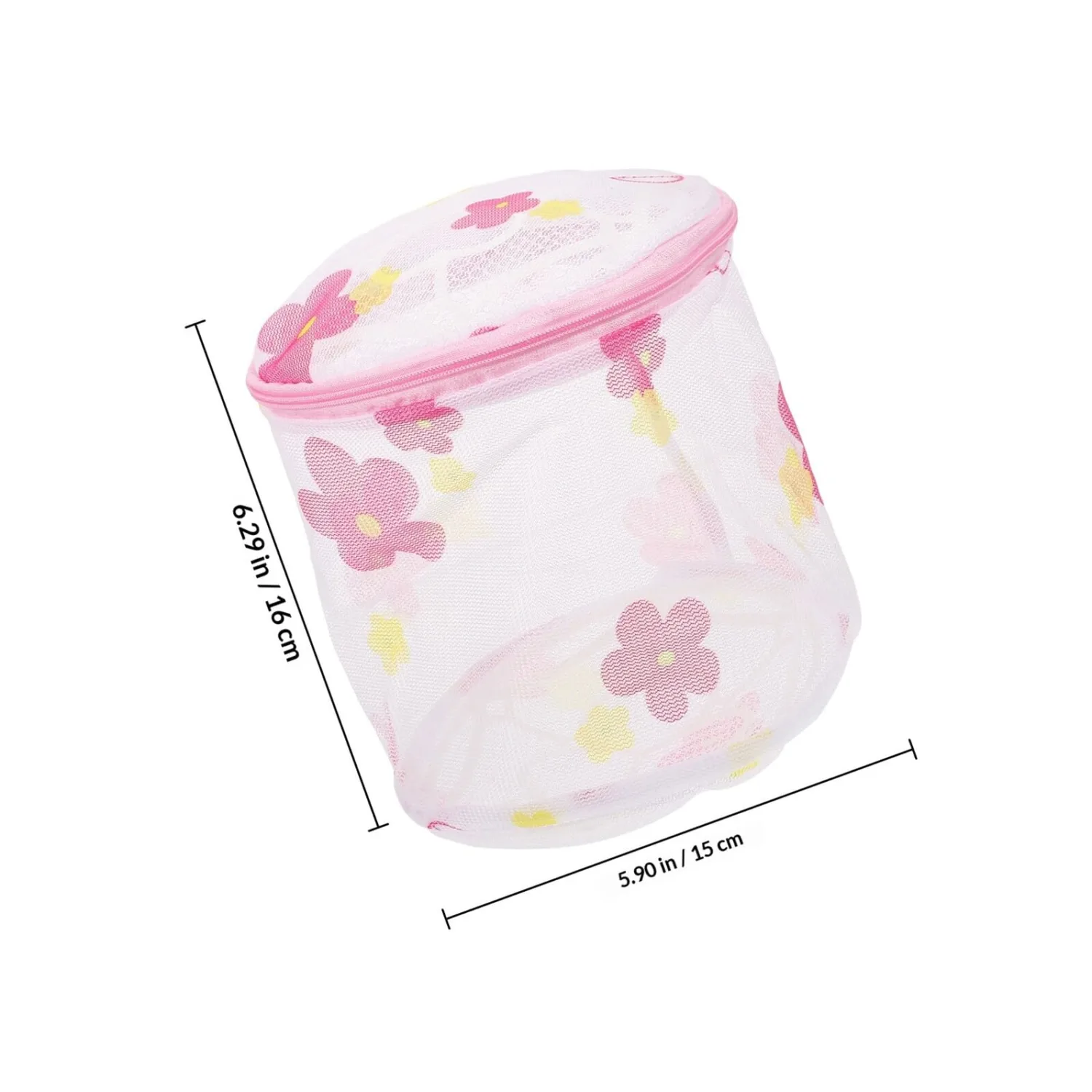 4 Pack Mesh Bra Laundry Bags with Zipper for Delicates