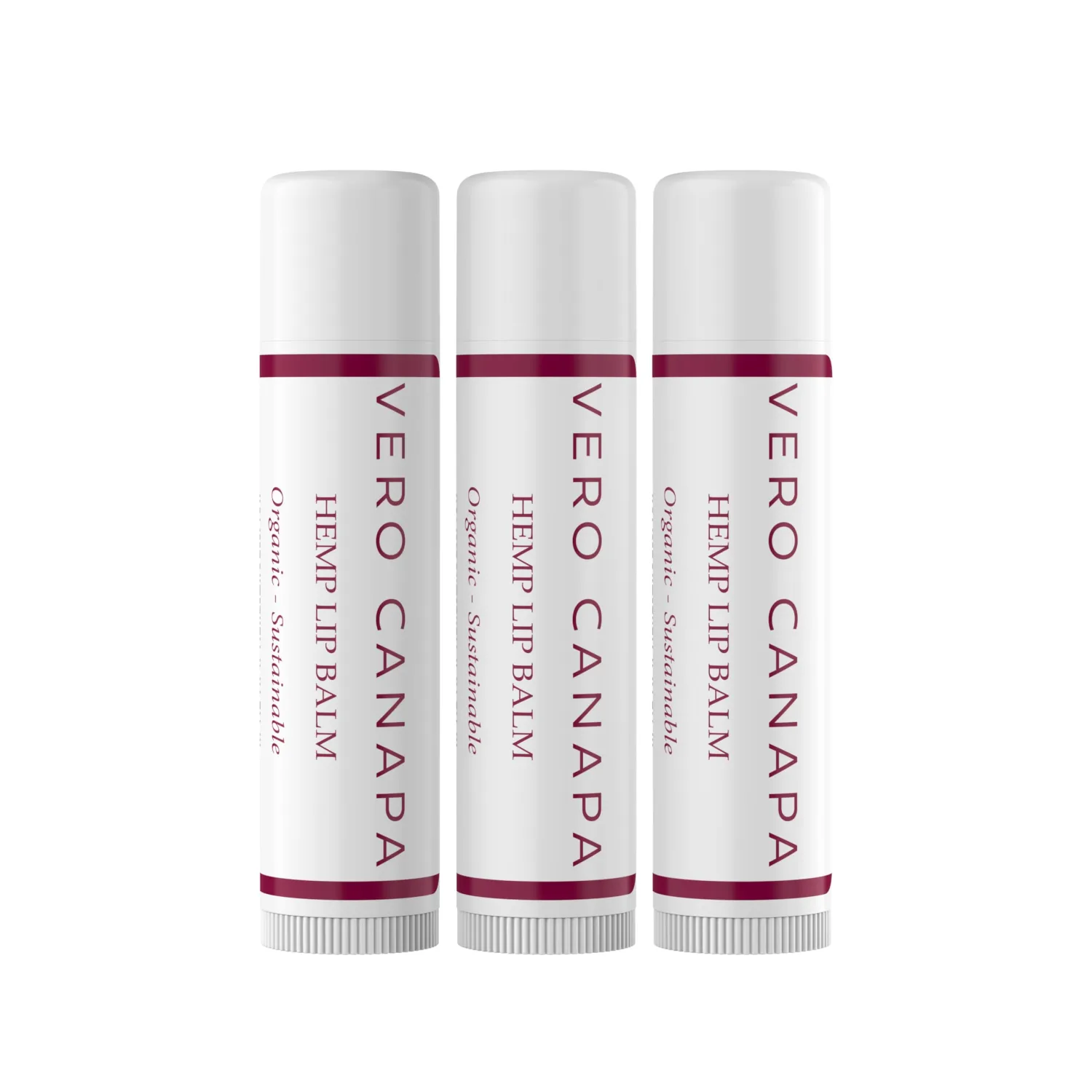 Organic Hemp Seed Oil Lip Balm with SPF 15 - Conditioning Lip Mask and Lip Balm for Instant Moisture, Shine and Hydration - Pomegranate
