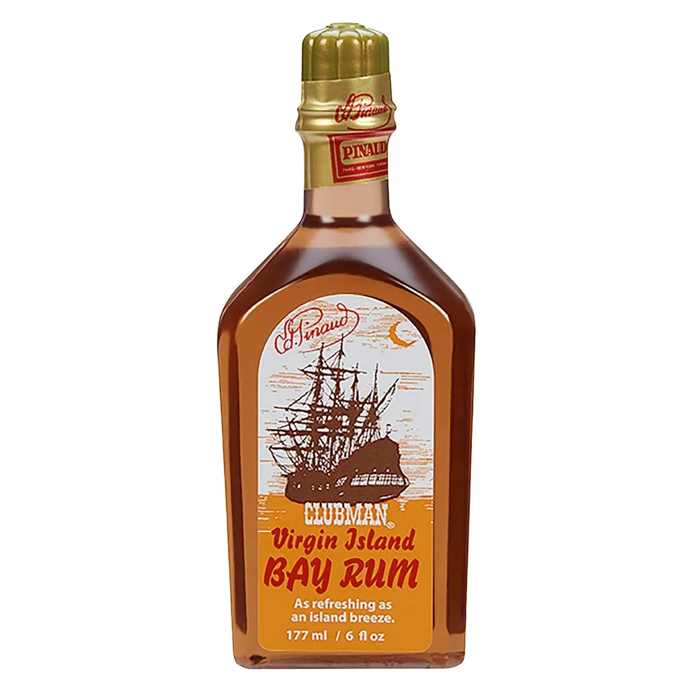 Clubman Pinaud Virgin Island Bay Rum After Shave Cologne & Fragrance, 6 oz