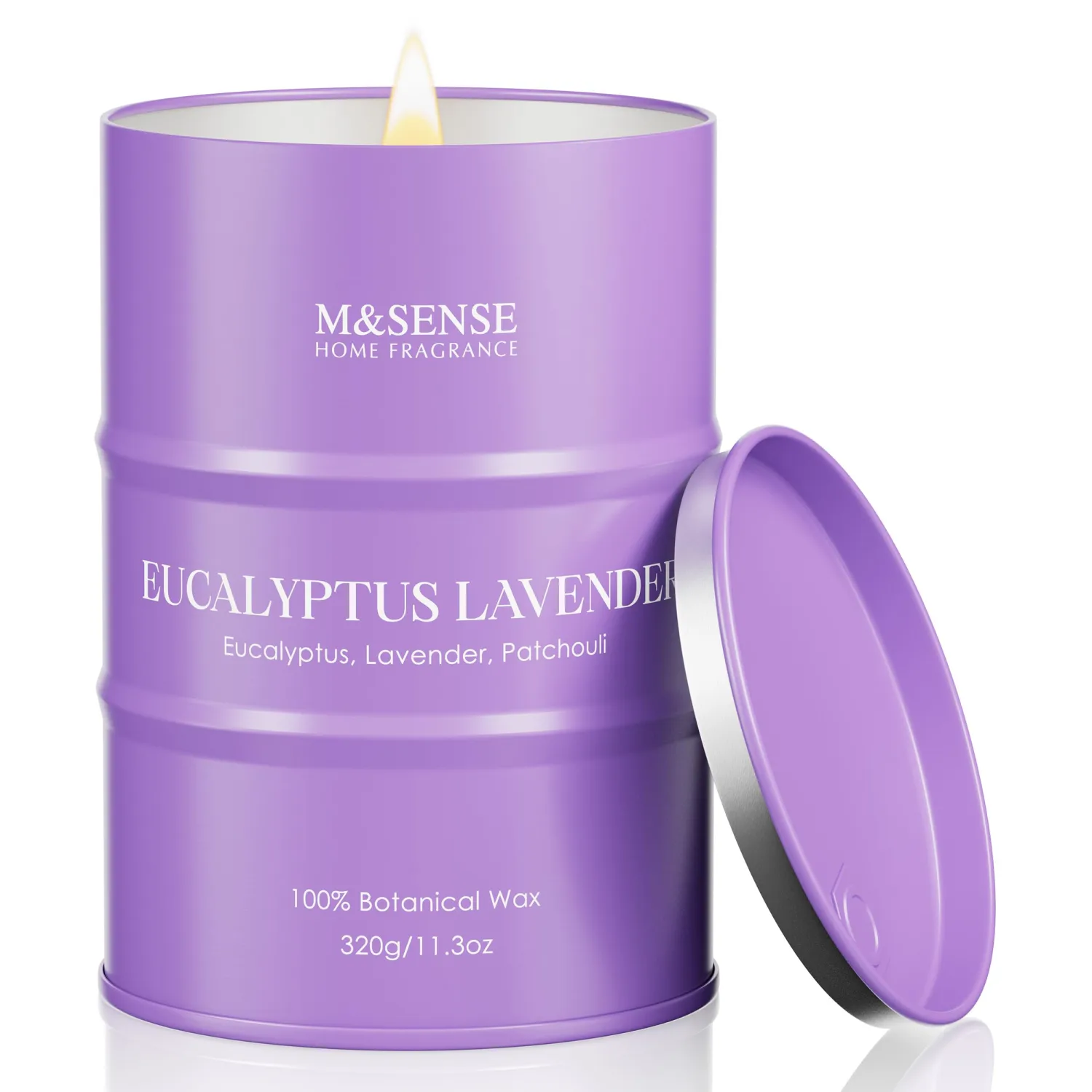 M&SENSE Eucalyptus Lavender Scented Soy Candles, 11.3oz