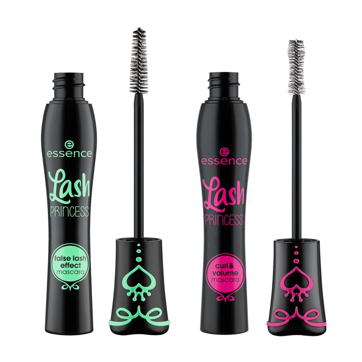 essence Lash Princess False Lash Effect & Curl Mascara Duo, Black