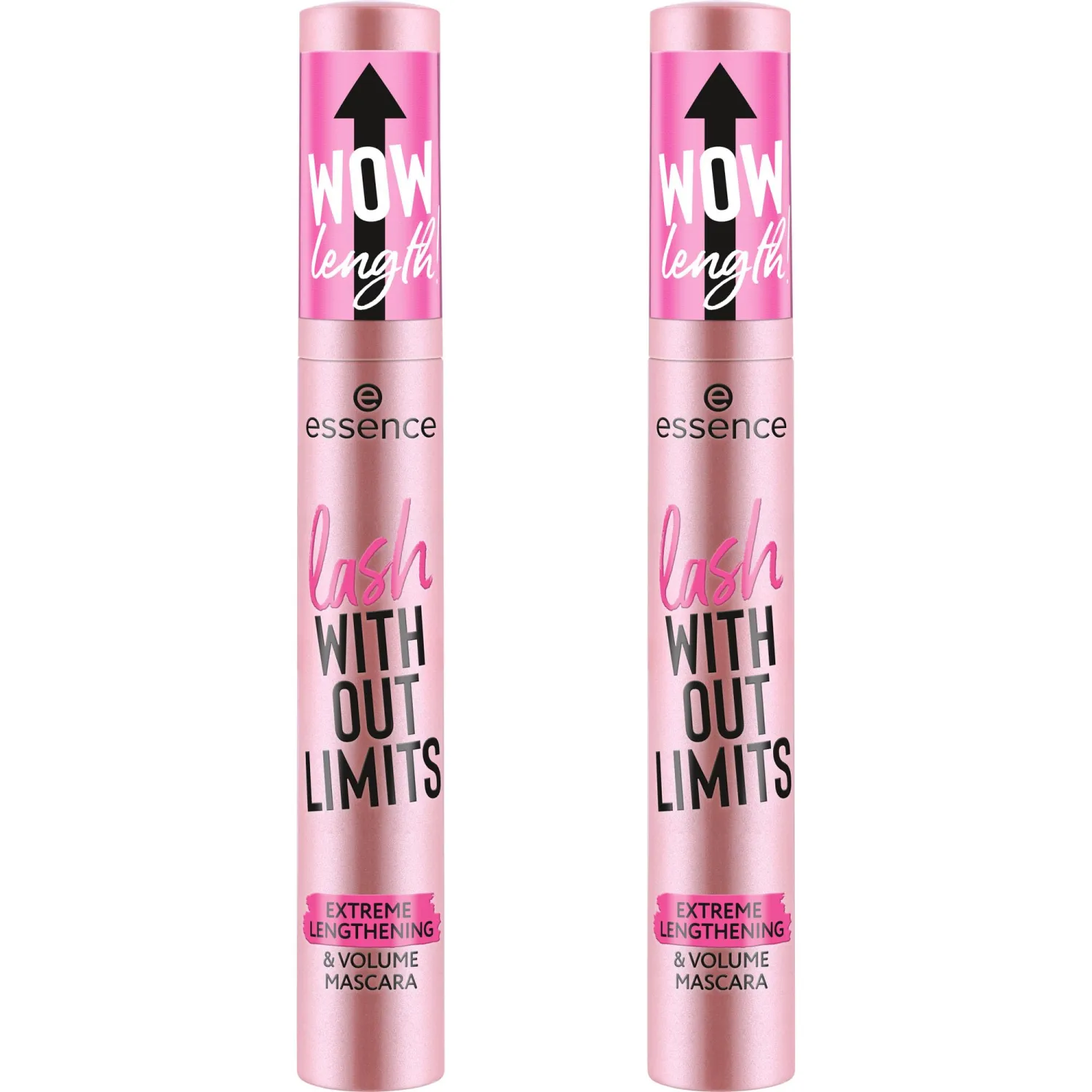 essence Lash Without Limits Volume Mascara Duo Bundle, Black (Pack of 2)