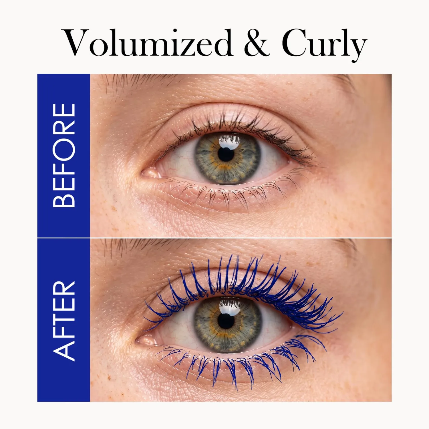Blue Mascara Lash, Volume & Length Lash,Halloween Christmas Makeup