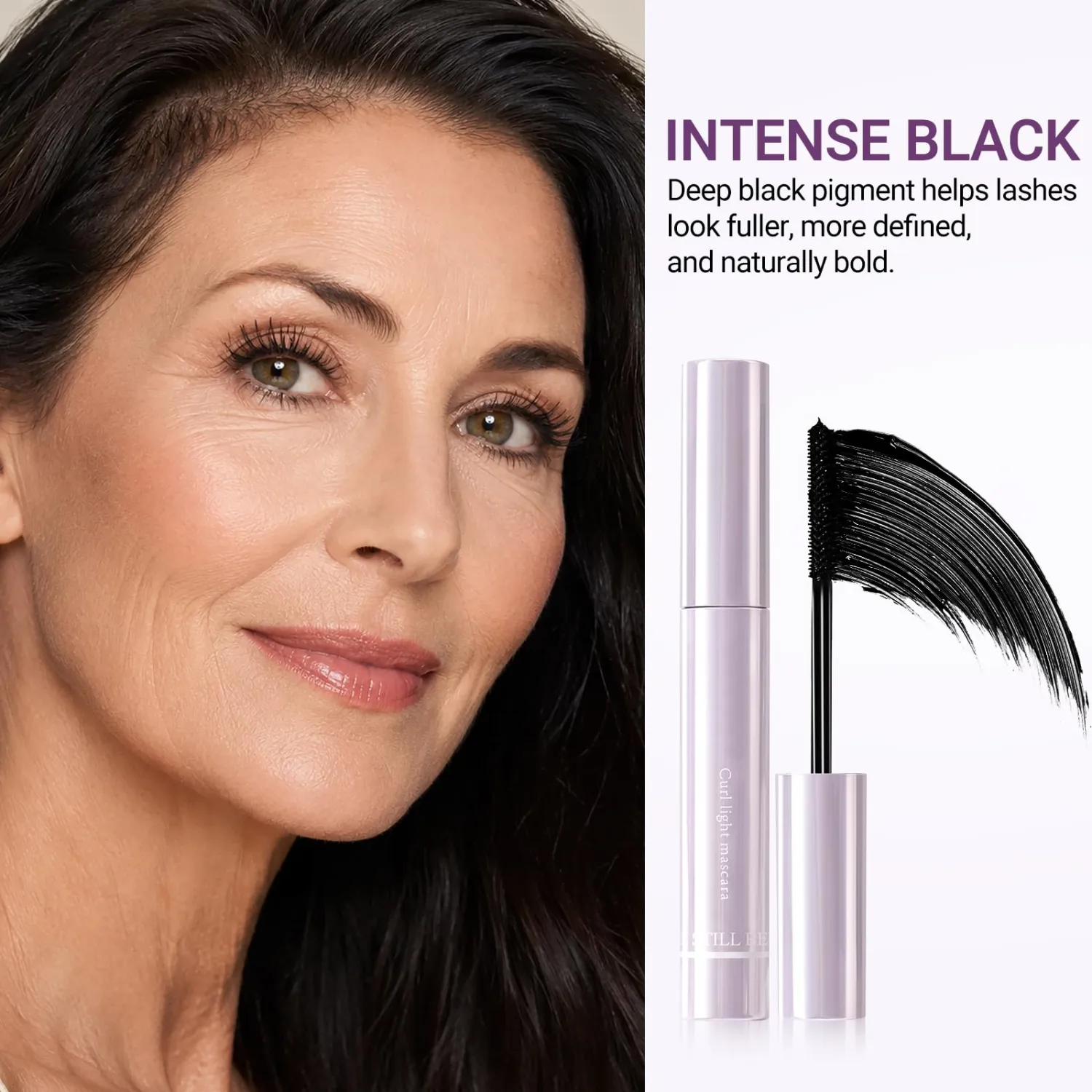 Tubing Mascara for Older Women 60 Plus, Black Mascara Volume and Length