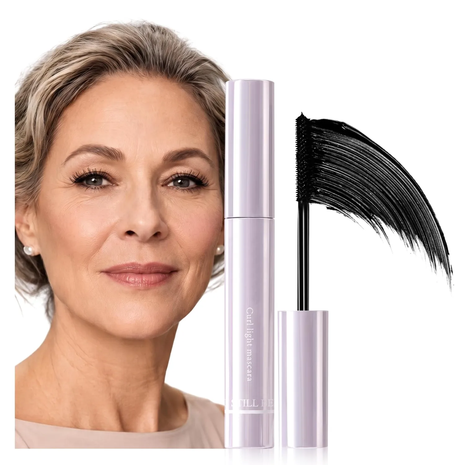 Tubing Mascara for Older Women 60 Plus, Black Mascara Volume and Length