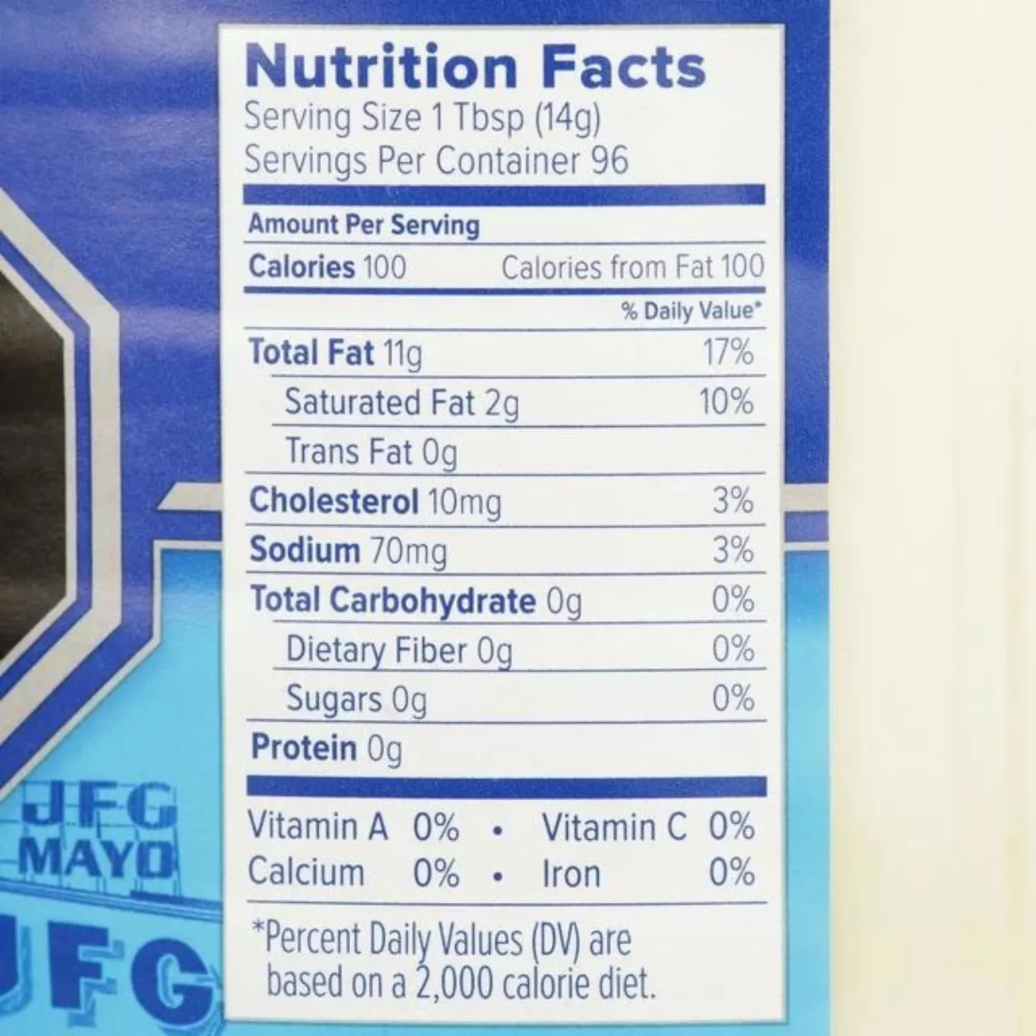 JFG Real Mayonnaise 48 Ounce (Pack of 1)