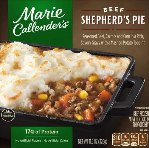 Marie Callender's Beef Shepherd's Pie, Frozen Meal, 11.5 OZ