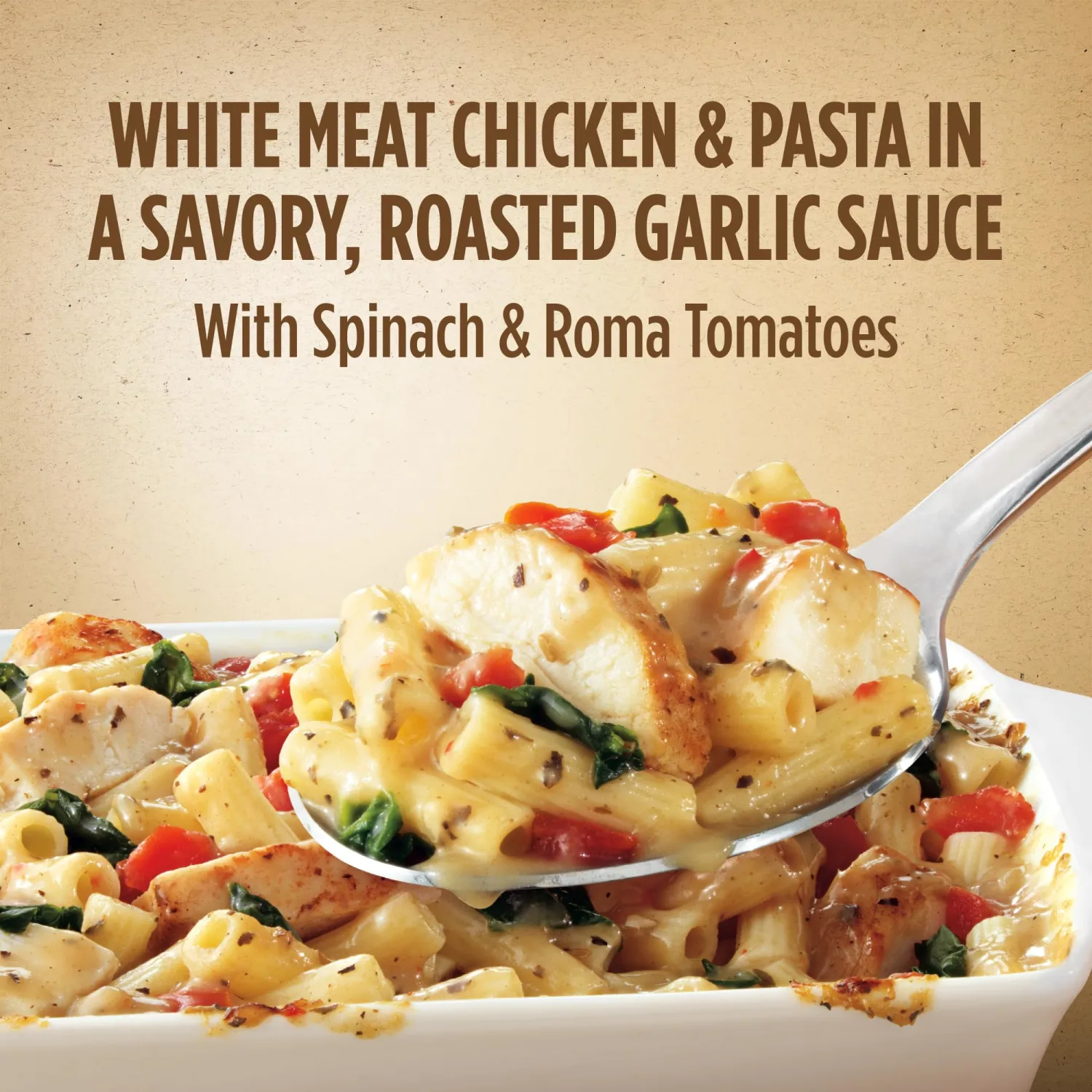 Marie Callender's Garlic Chicken & Pasta, Meal to Share, Frozen Meal, 26 oz.