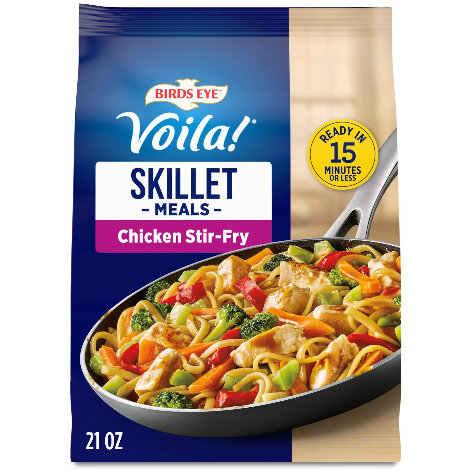 Birds Eye Voila! Chicken Stir Fry Frozen Dinner, Easy-to-Prepare Meal, 1 CT