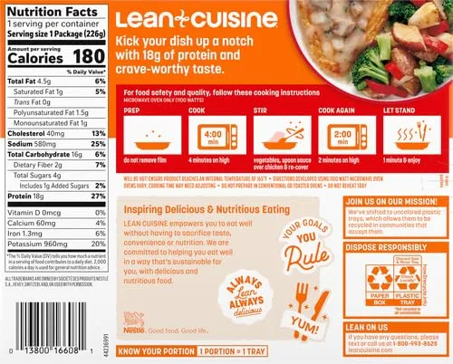 Lean Cuisine Herb Roasted Chicken Frozen Meal, 8 Oz