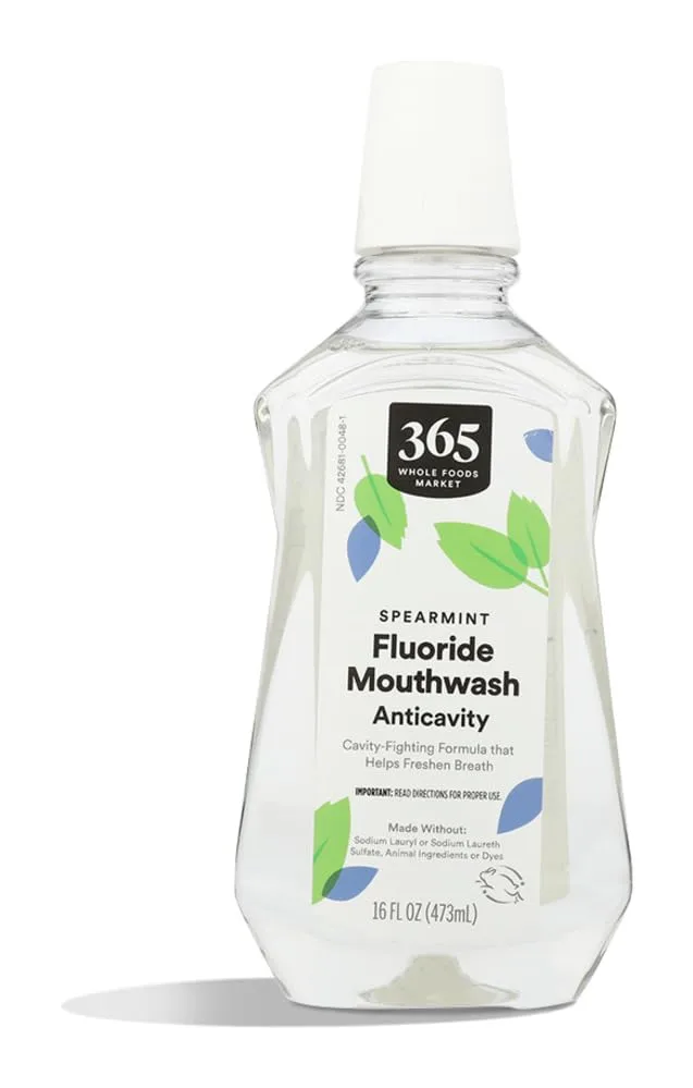 365 by Whole Foods Market Fluoride Mouthwash, 16 FZ