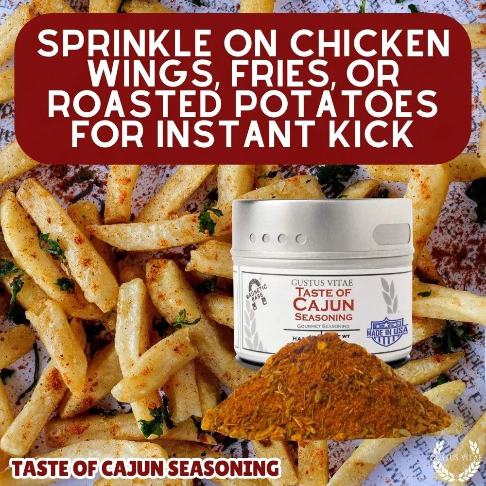 Gustus Vitae | Taste of Cajun Seasoning | Natural Gourmet Spice Blend