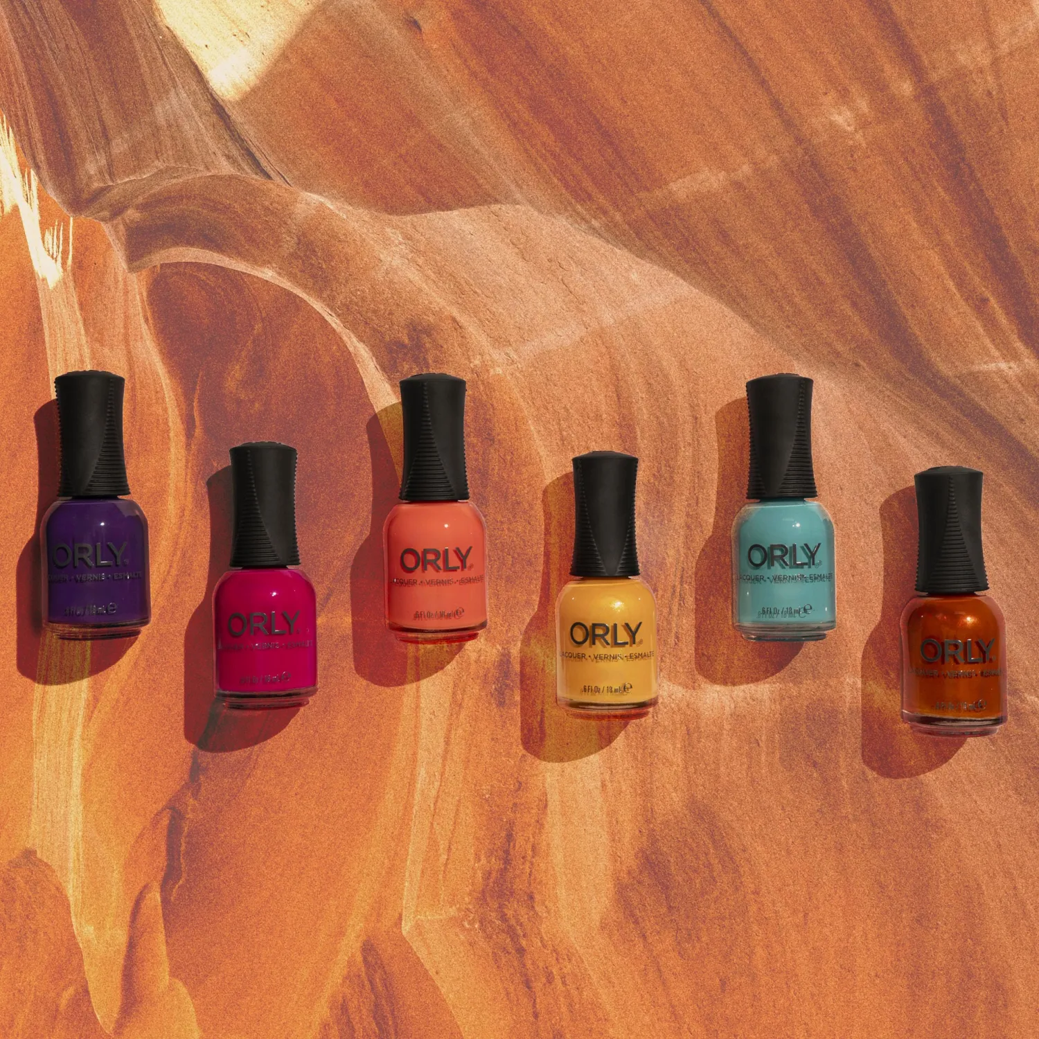 Orly Nail Polish Terra Nova Collection | Vibrant, Jewel-toned Fall Nail Shades (Bedrock Bloom, 0.6 fl oz)