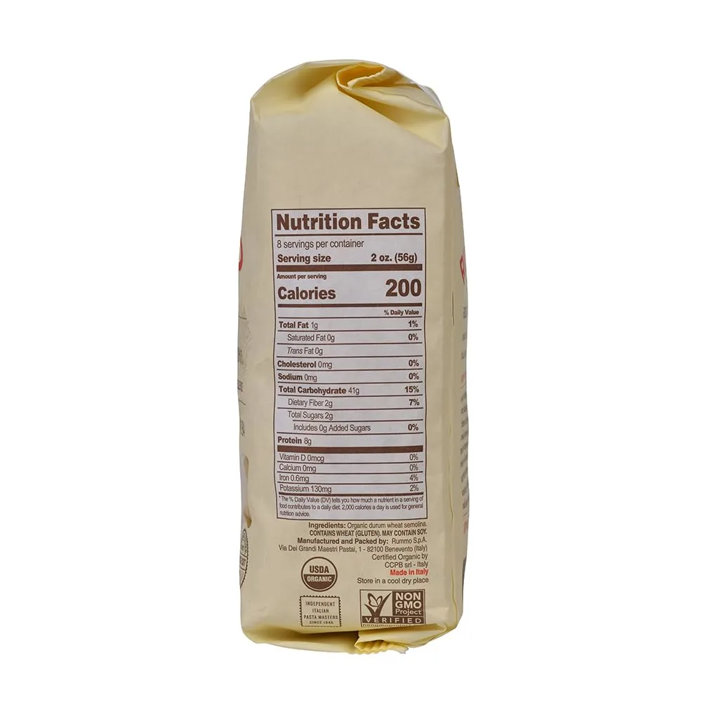 Rummo Organic Fusilli Corti Bucati, 16 OZ