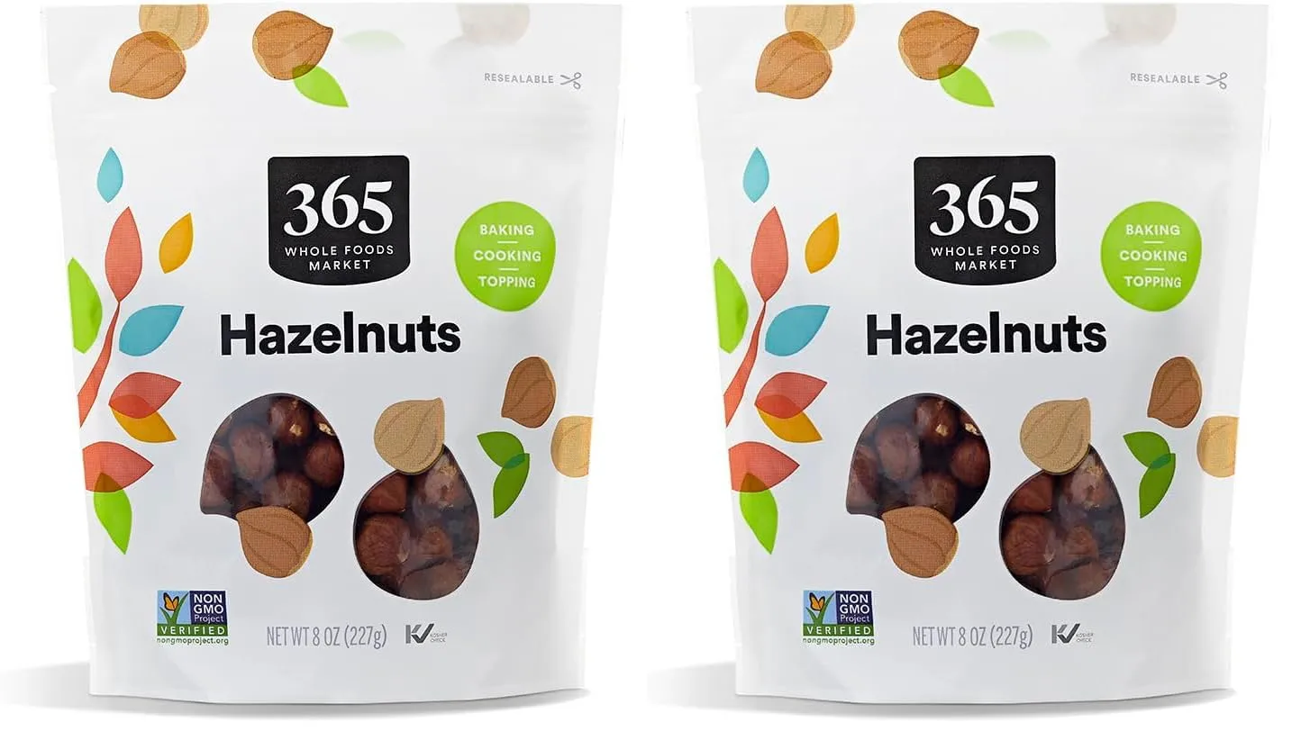 365 By Whole Foods Market, Hazelnuts, 8 Ounce (Pack of 2)
