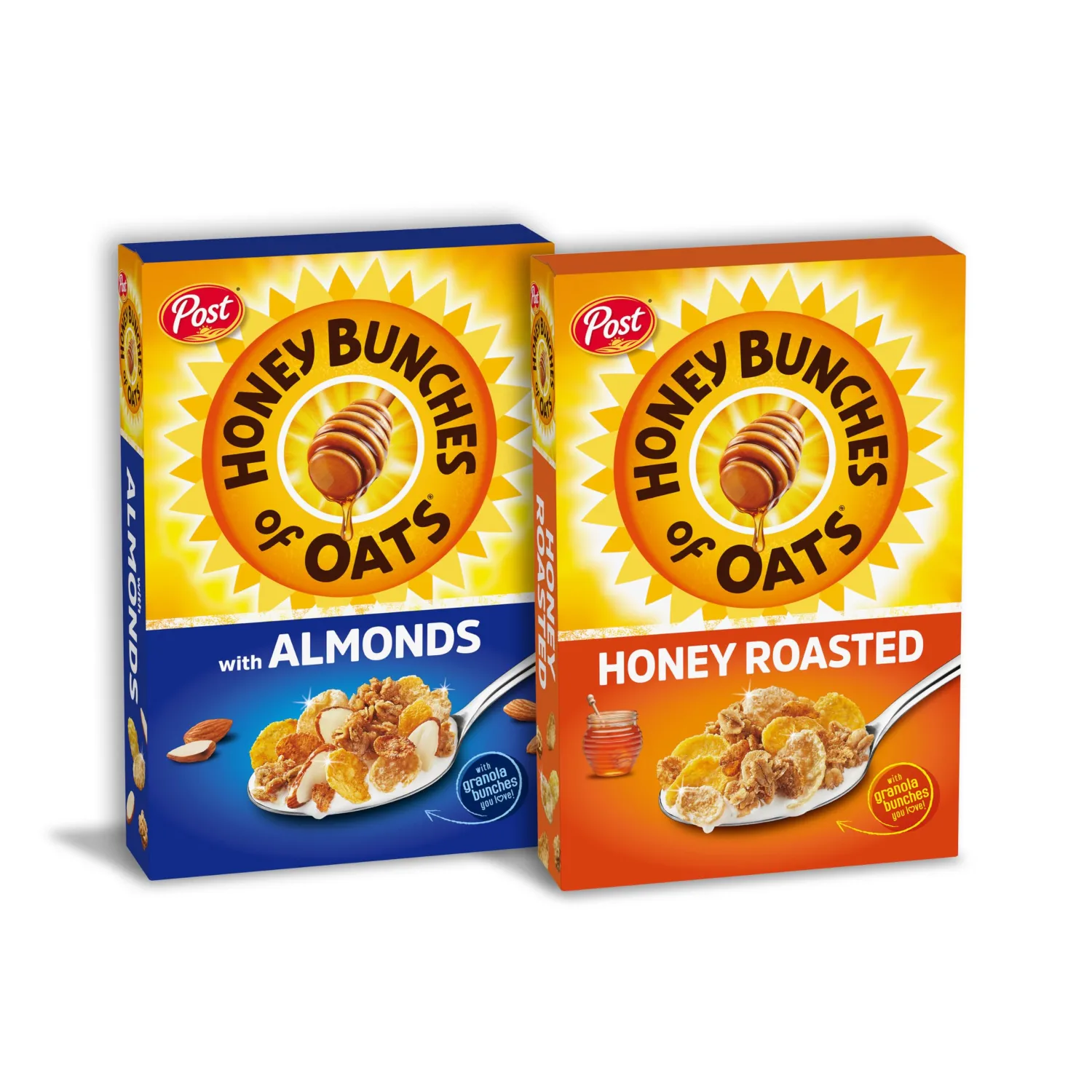 Honey Bunches of Oats Breakfast Cereal Variety Pack 12 oz. Boxes (2 Pack)