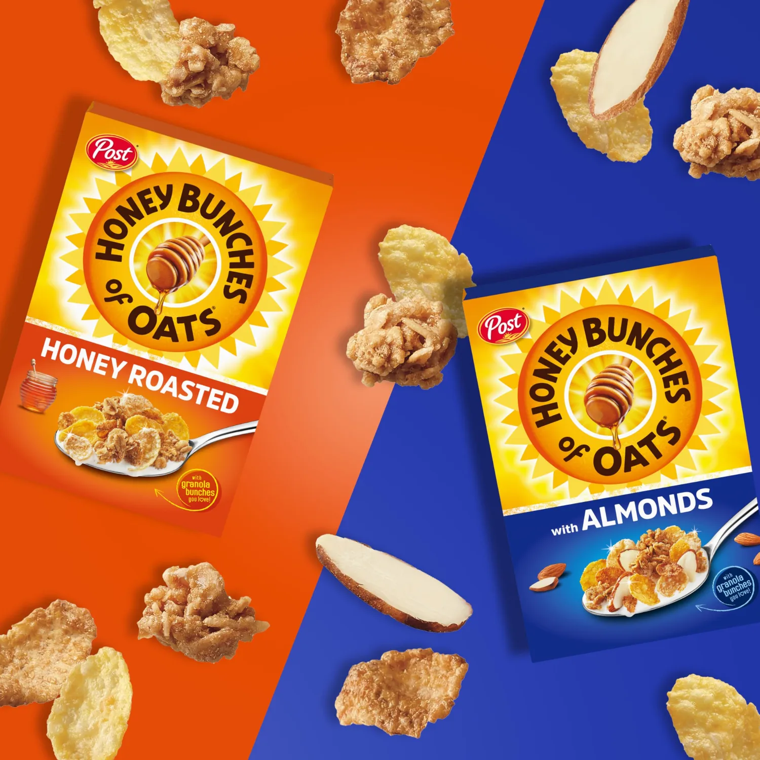 Honey Bunches of Oats Breakfast Cereal Variety Pack 12 oz. Boxes (2 Pack)