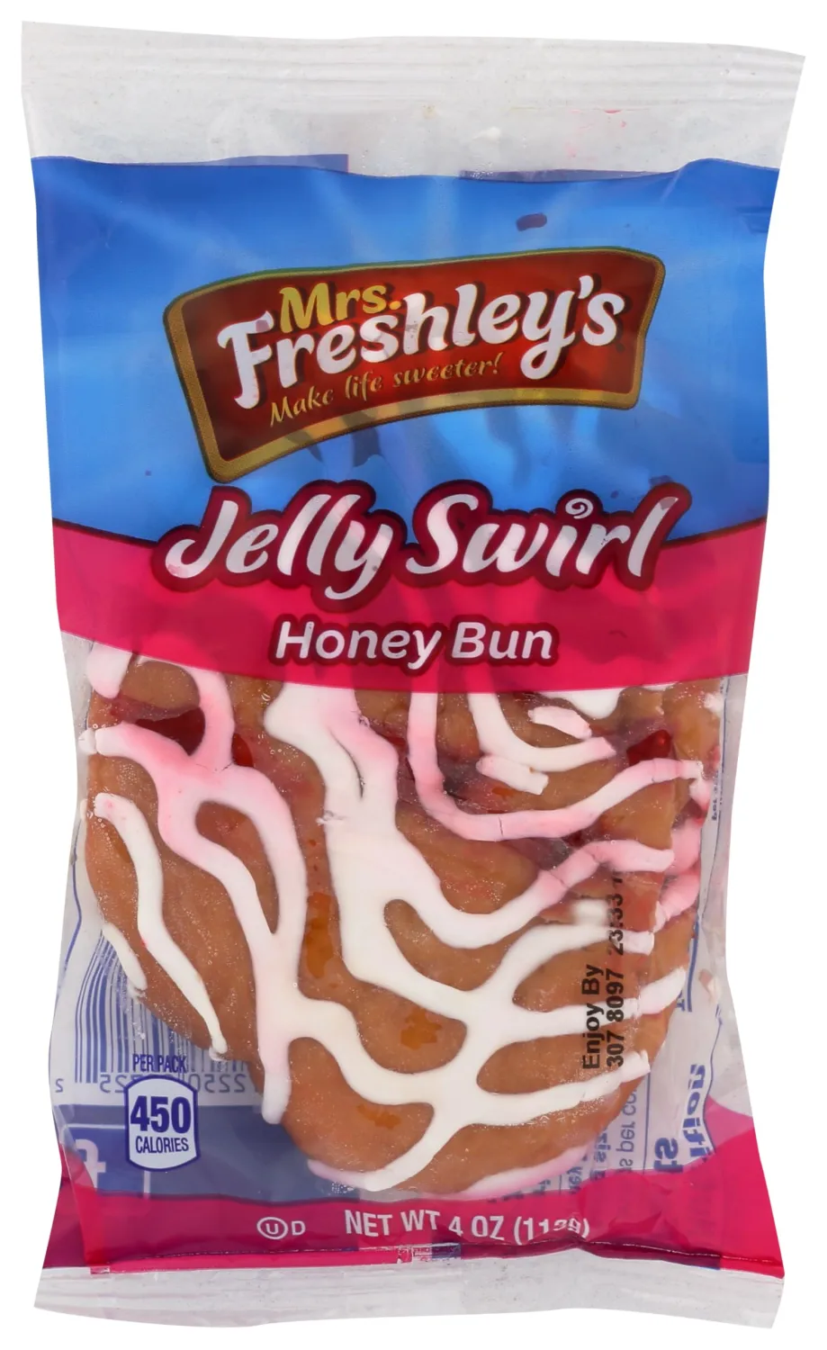 Mrs. Freshley's Jelly Swirl Honey Bun - Case of 9