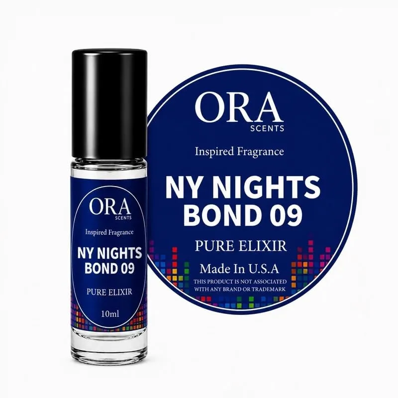 NY Nights ROLL-ON SCENT OIL - 10ml (1 Pcs), Long Lasting Travel Fragrance