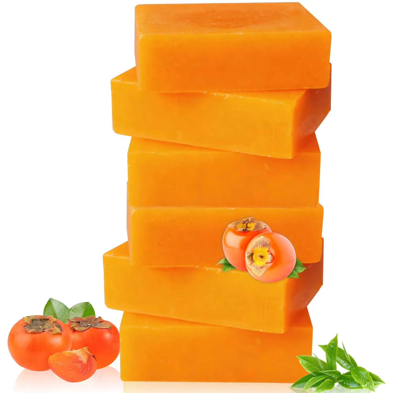 MR.A 6Pack Persimmon Soap Bar for Old People Smell Body Odor