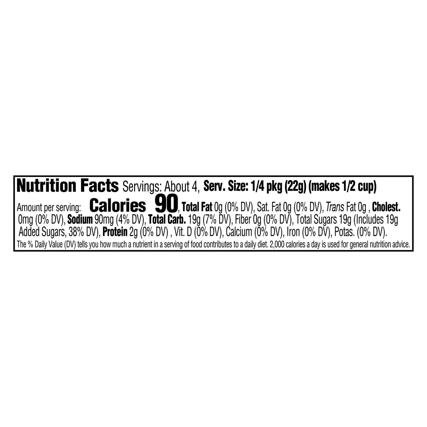 Jell-O Gelatin Dessert Mix, Strawberry, 3 oz Box