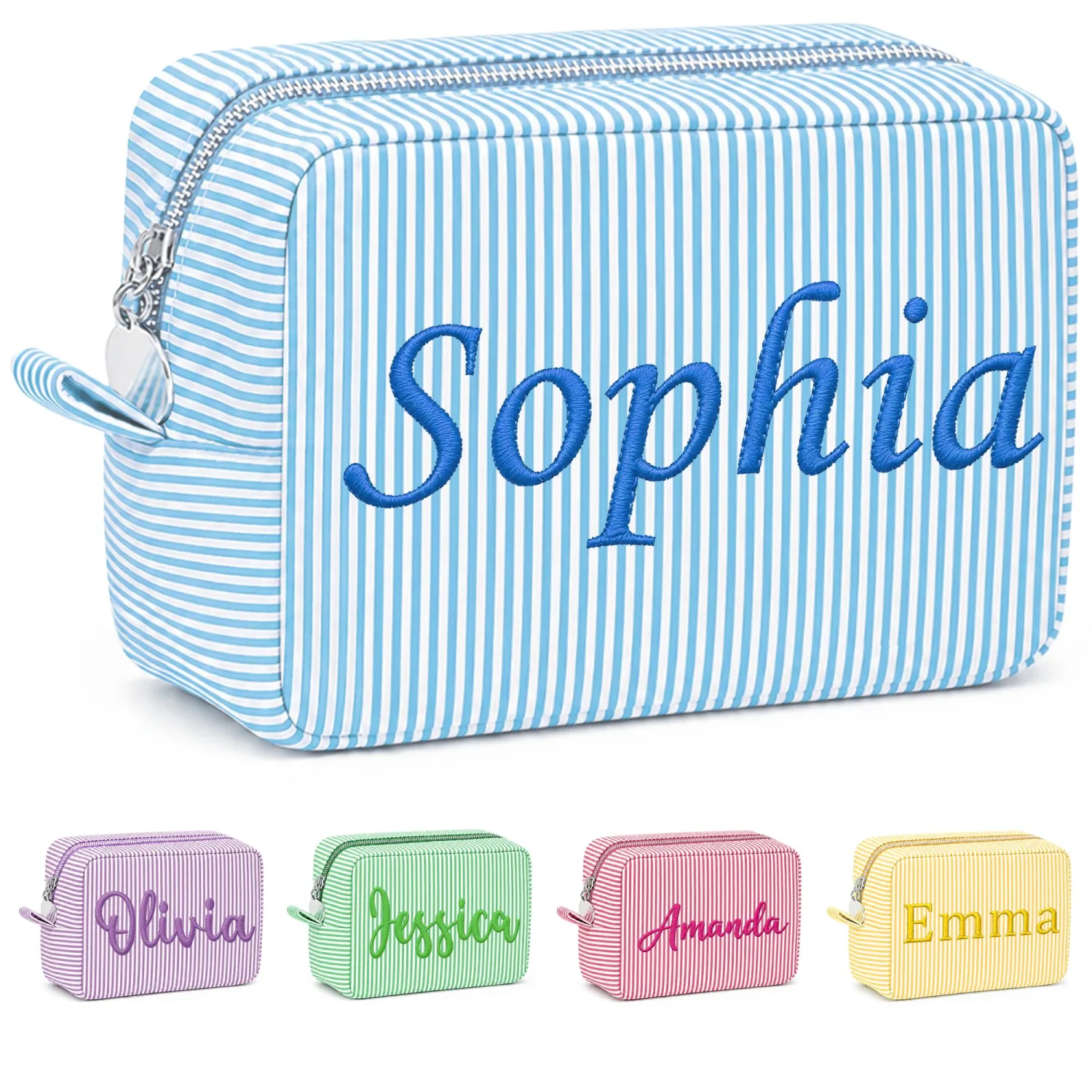 Personalized Embroidered Monogrammed Toiletry Bag