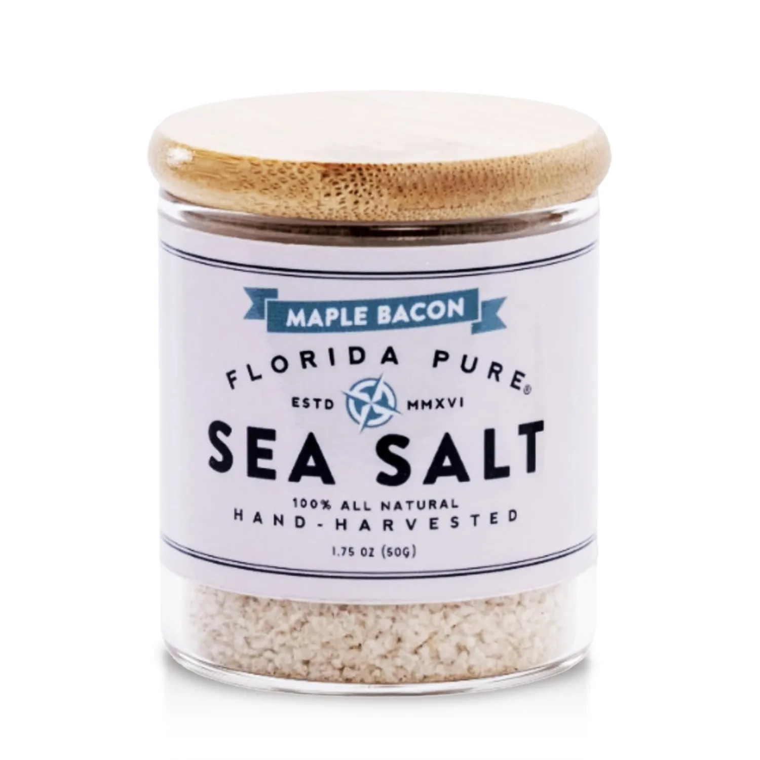Maple Bacon Sea Salt 80+ Mineral Natural Flaky Sea Salt 1.75Oz