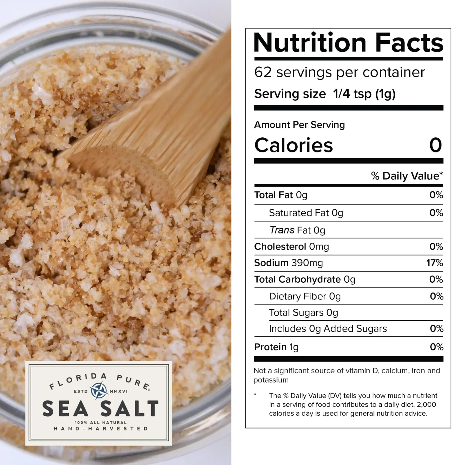 Maple Bacon Sea Salt 80+ Mineral Natural Flaky Sea Salt 1.75Oz