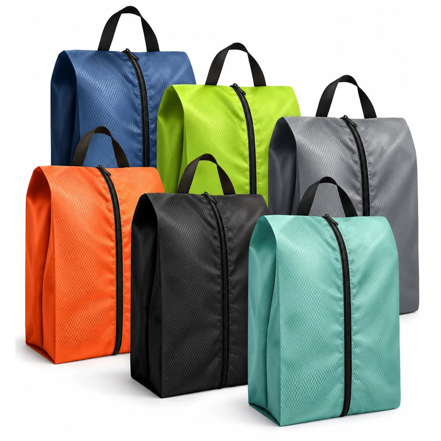 Teskyer Shoe Bags for Travel, 6 Pack Shoe Organizer with Zipper Closure