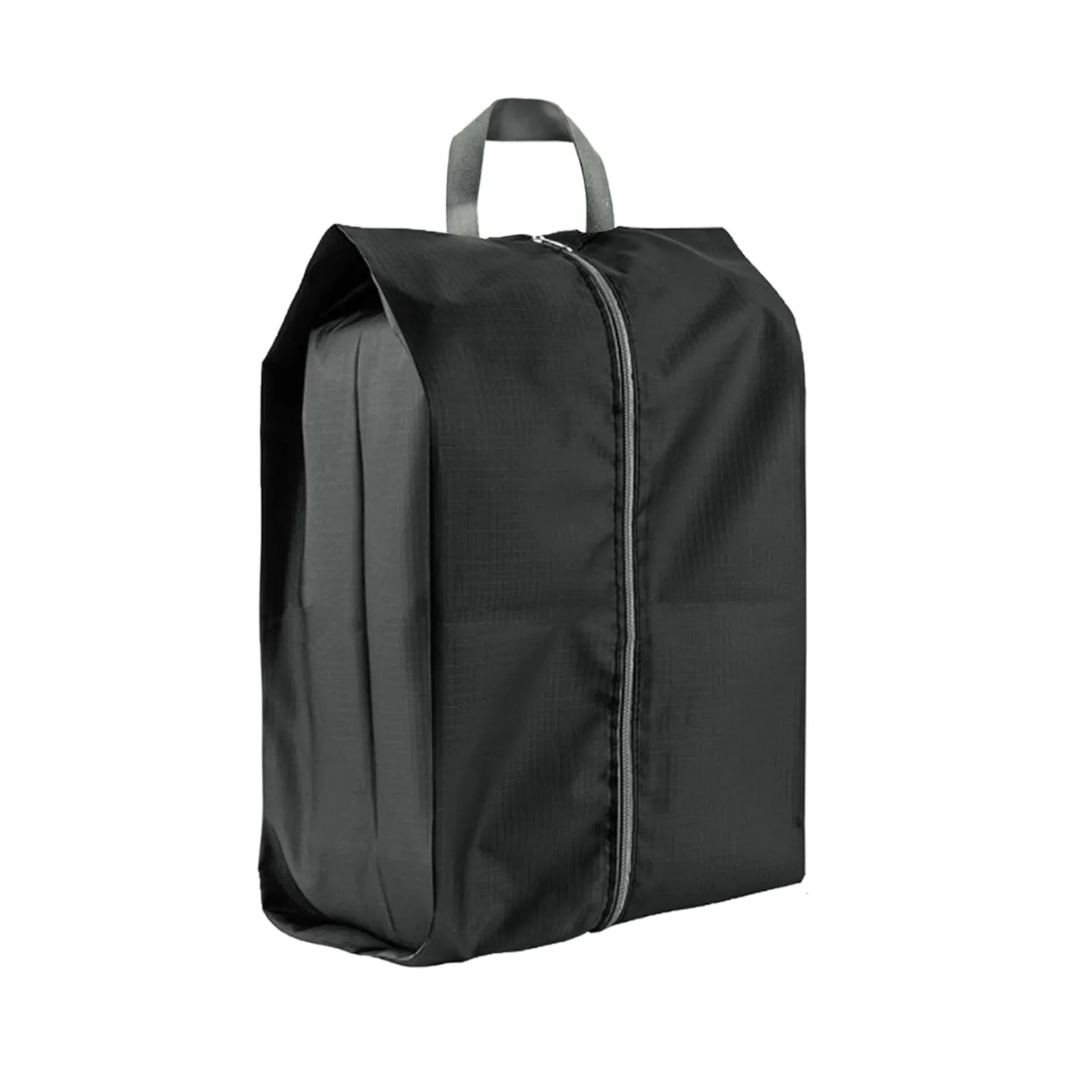 1 Pack Shoe Bags, Reusable Waterproof Shoe Bag for Travel, Gym, Sneaker Storage, Packing in Suitcase (1, Black)