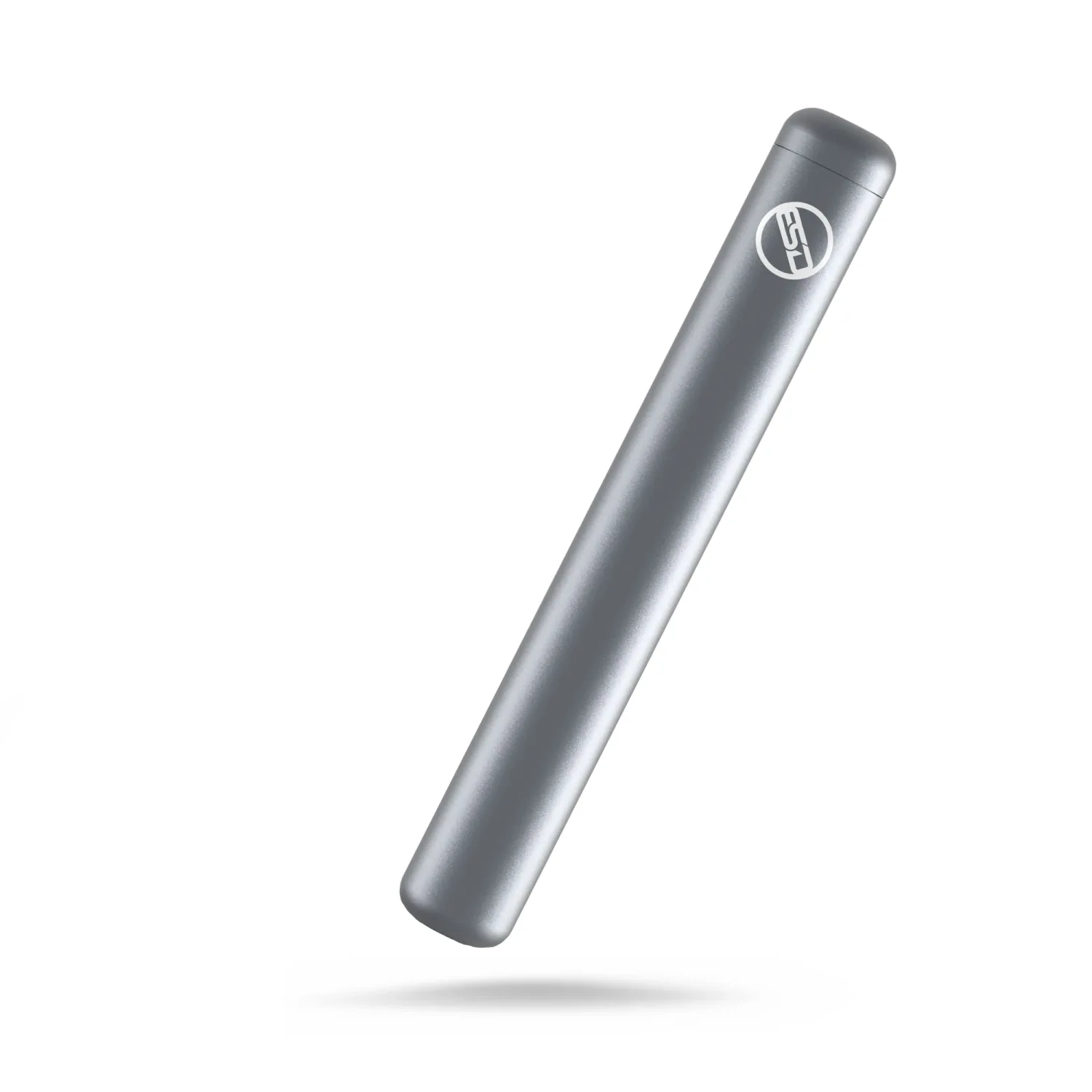 RAW - ESD Metal Cigarette Holder Tube | Gray | Fits King Size and 1-1/4 Cones - Contains Smells - Waterproof - Modern