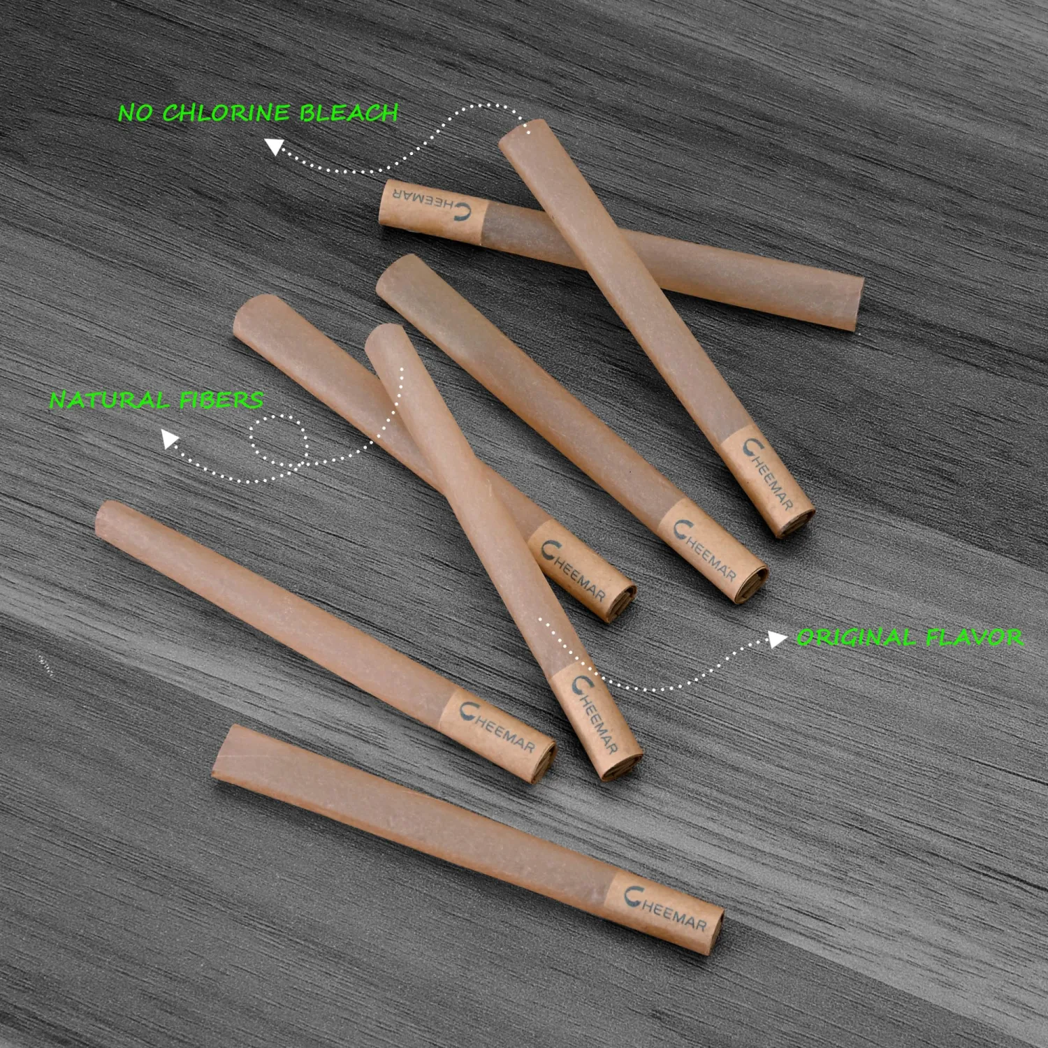 Unbleached Cigarette Tubes, W-Shape Filter, Easy Draw, Slow Burning