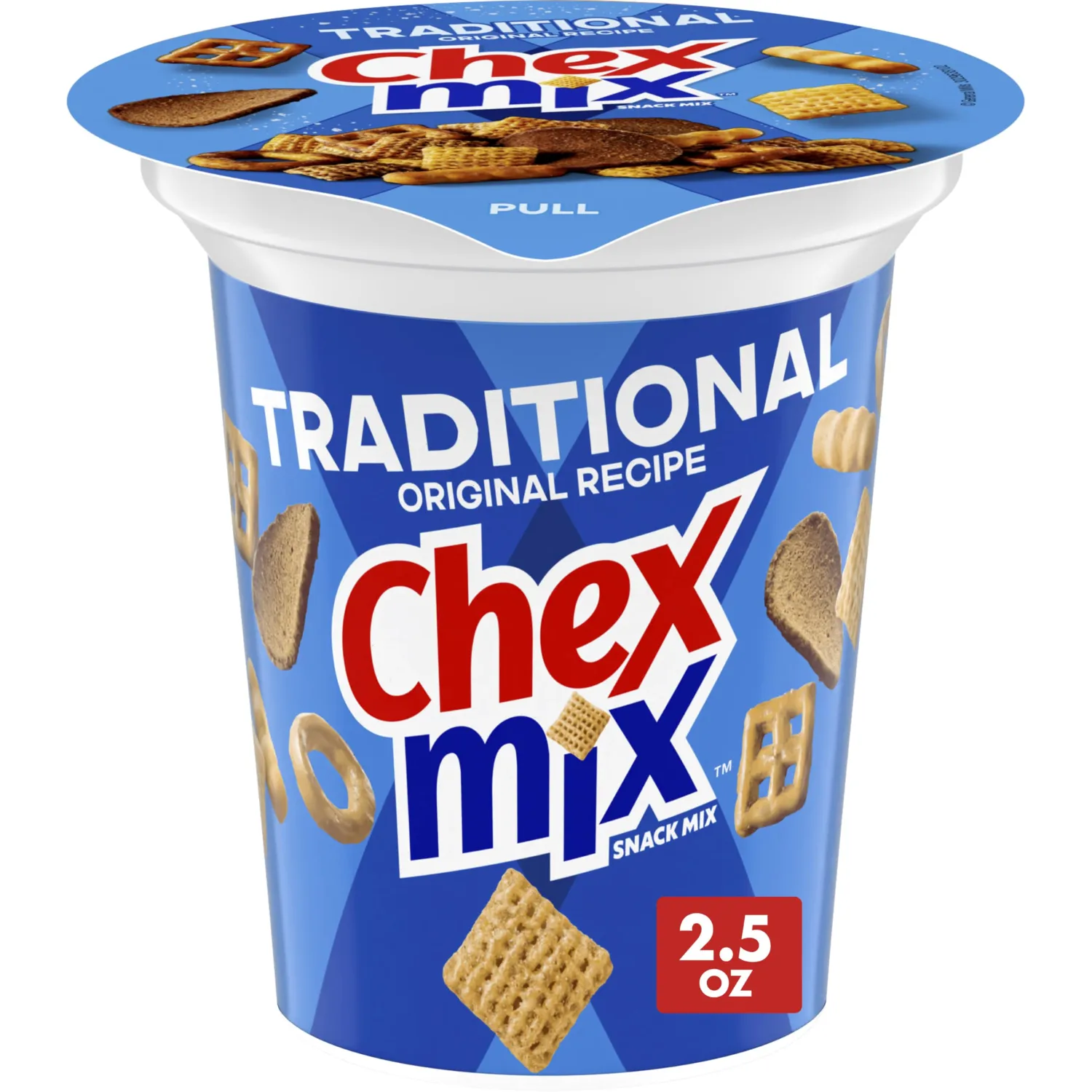 Traditional Chex Mix, Original Recipe, Snack Cup, 2.5 oz