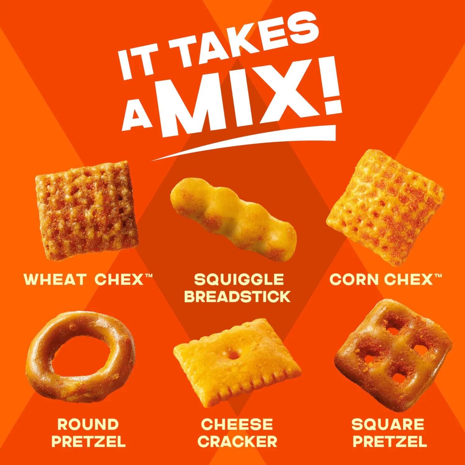 Chex Mix Cheddar Snack Mix, Snack Cup, 2.5 oz