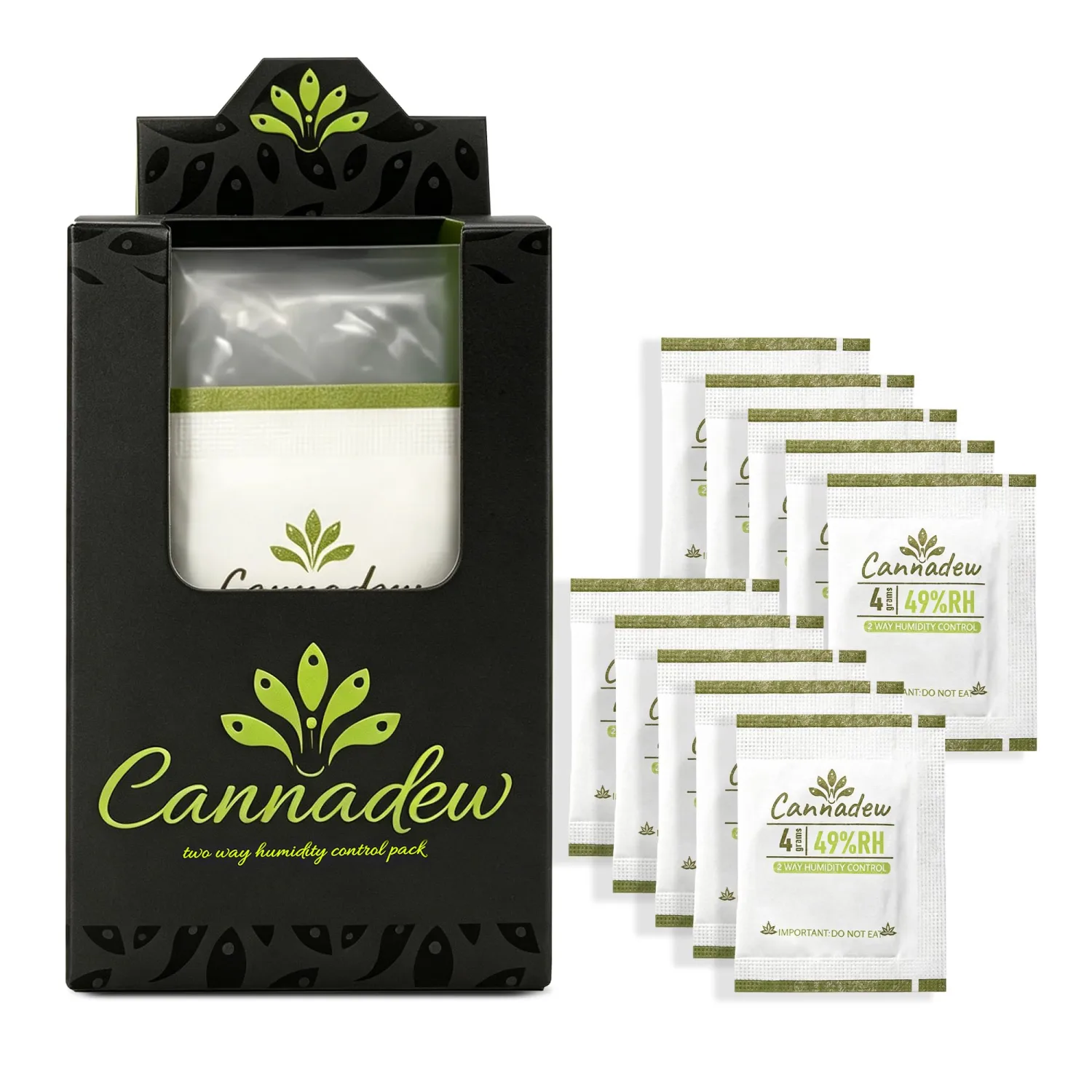 49% RH Size 4-15 Pack Two-Way Humidity Control Packs - for Storing 1/2 oz