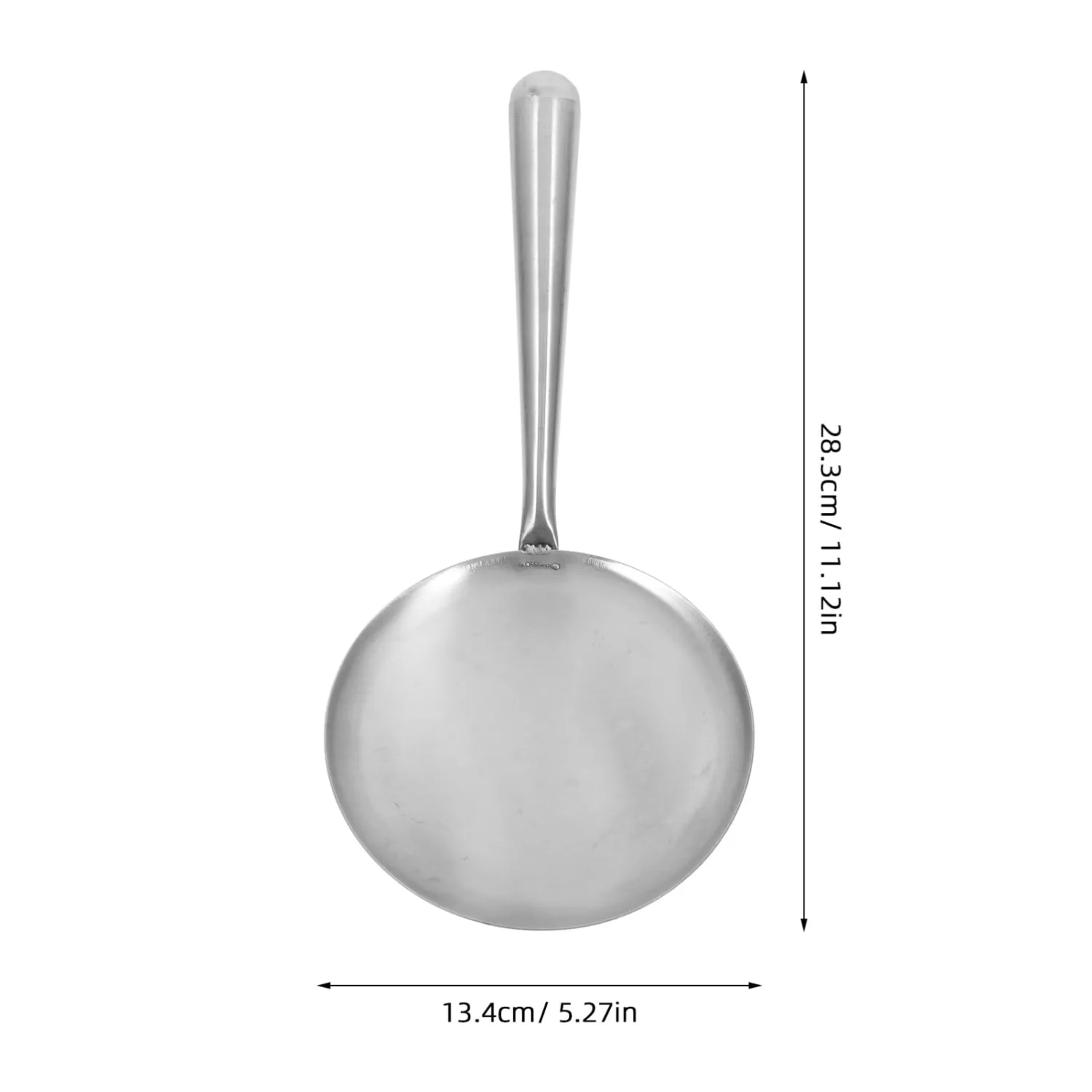 Stainless Steel Tofu Scoop Spoon Flat Bottom Serving Spoon for Soup Japanese Rice Paddle Kitchen Ladle Design for Home Cooking and Buffet Use