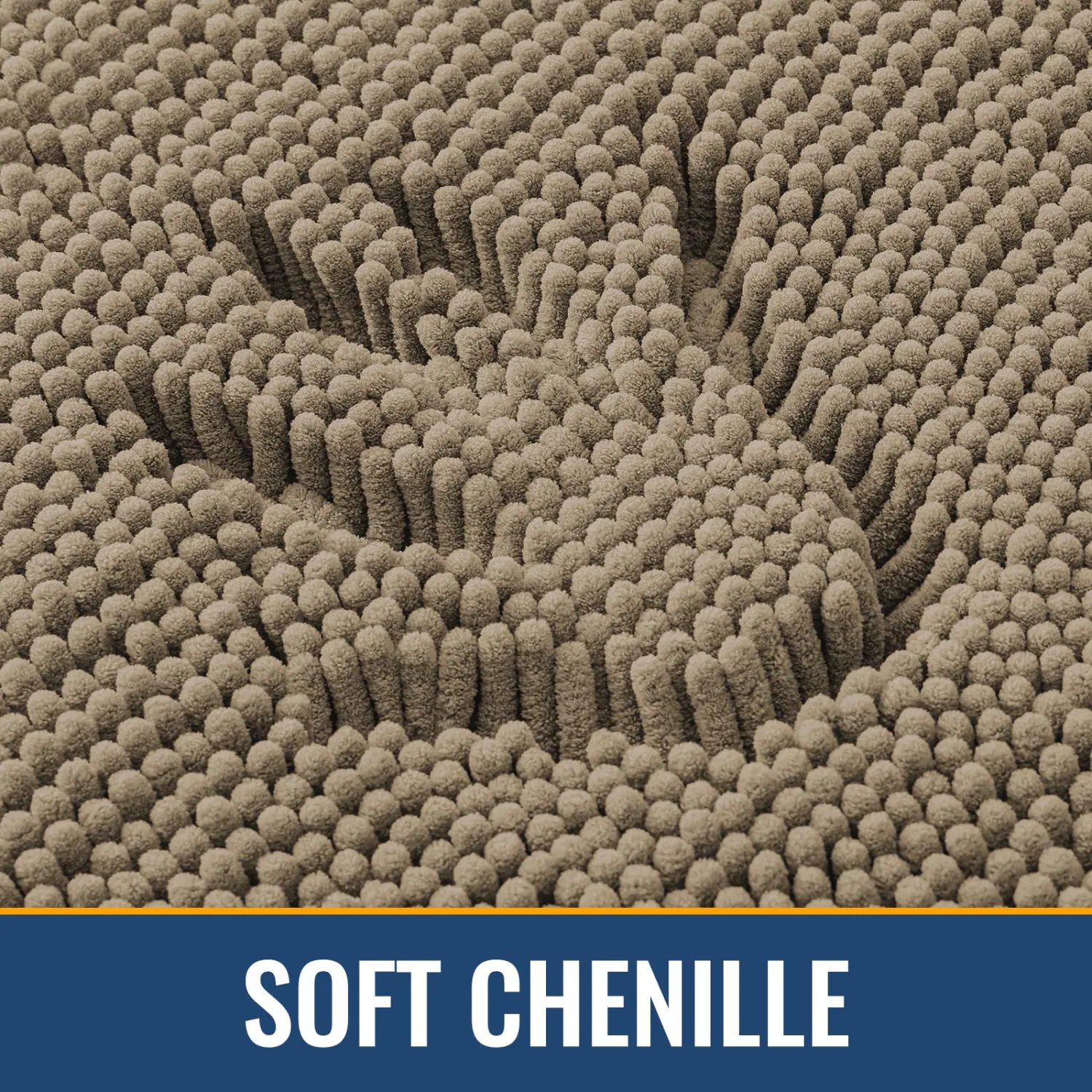 Arotive Bathroom Rugs 24x16, Soft Absorbent Shaggy Chenille Bath Rugs