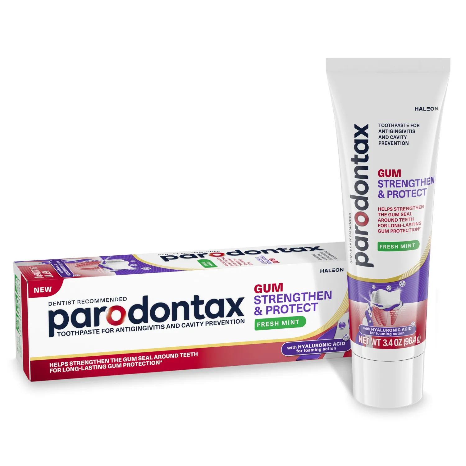 Parodontax Gum Strengthen and Protect Fresh Mint Toothpaste, 3.4 oz