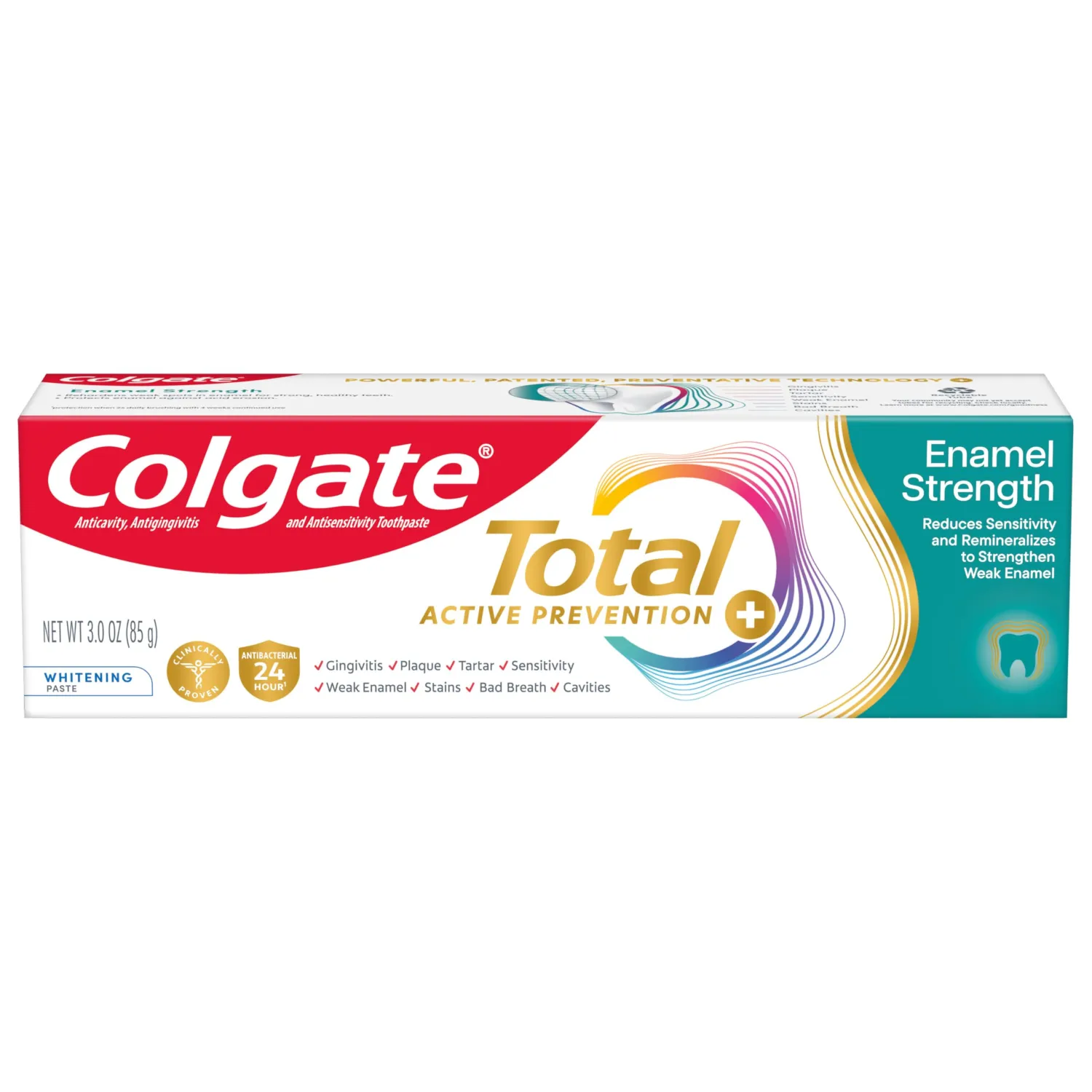 Colgate Total Enamel Strength Repair and Remineralizing Toothpaste, 3 oz