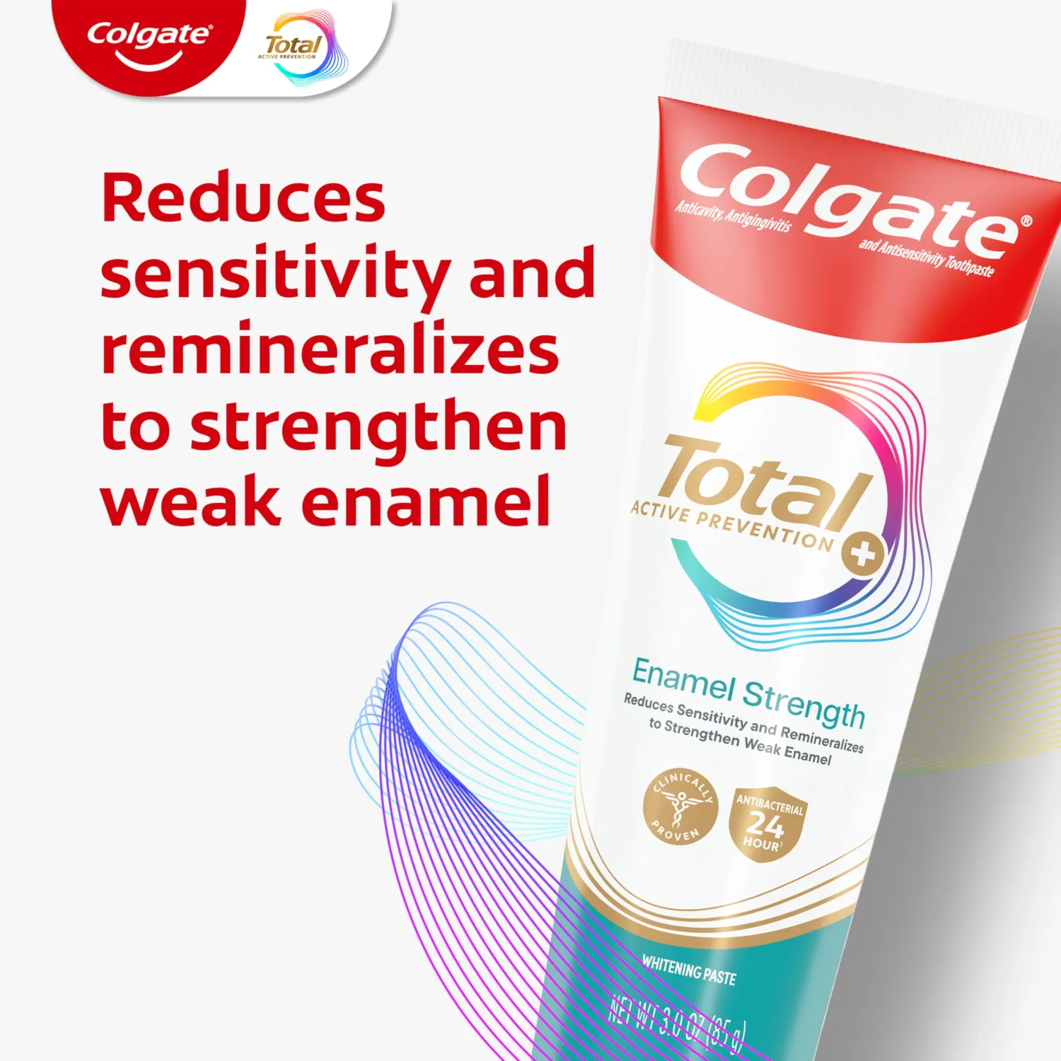 Colgate Total Enamel Strength Repair and Remineralizing Toothpaste, 3 oz