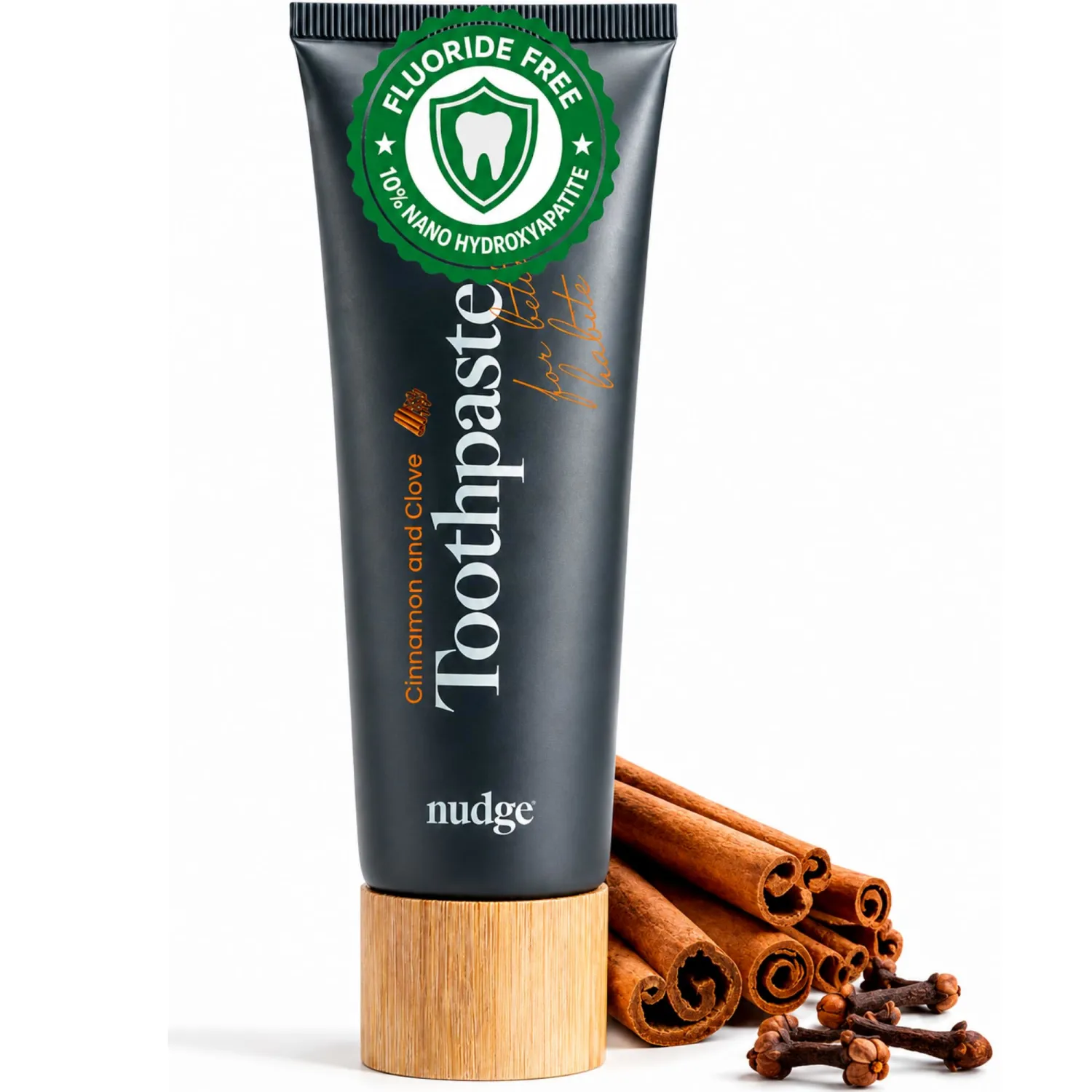 Nudge 10% Nano Hydroxyapatite Toothpaste, Cinnamon & Clove, 4.5 oz