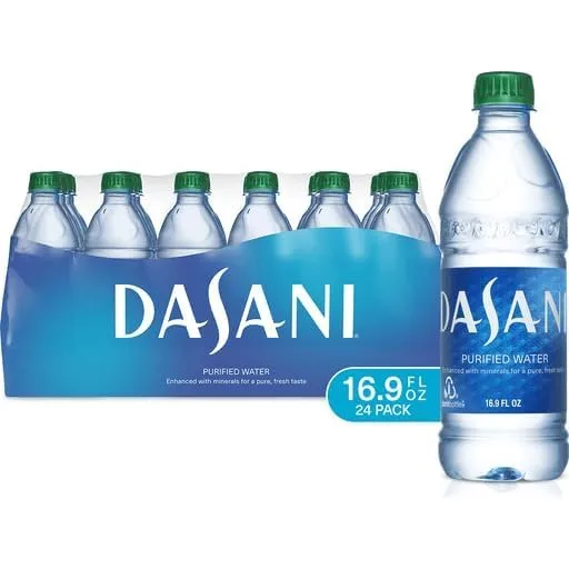 Weinner DASANI Purified Water Bottles (16.9 Fl Oz 24 Bottles)